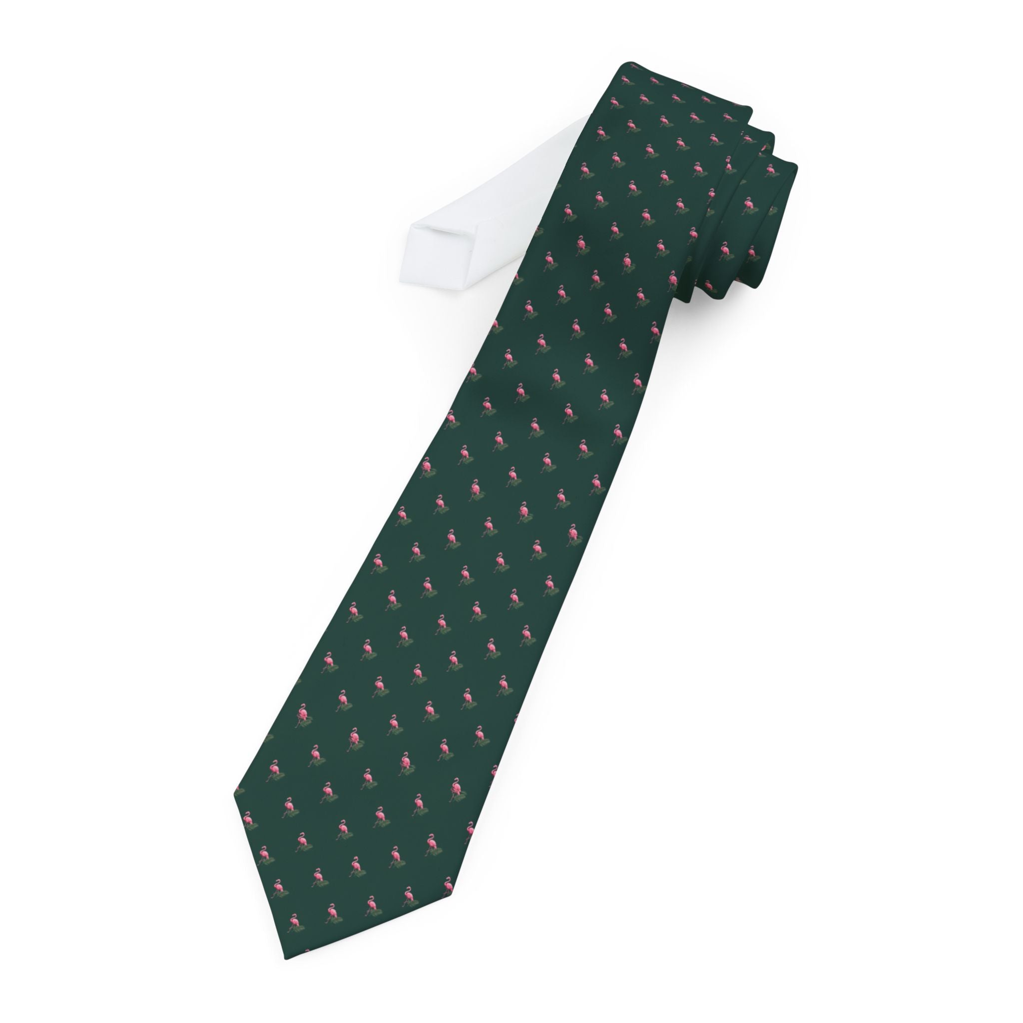 Gressoney Talisman Tie - Flamingo Pink Palm