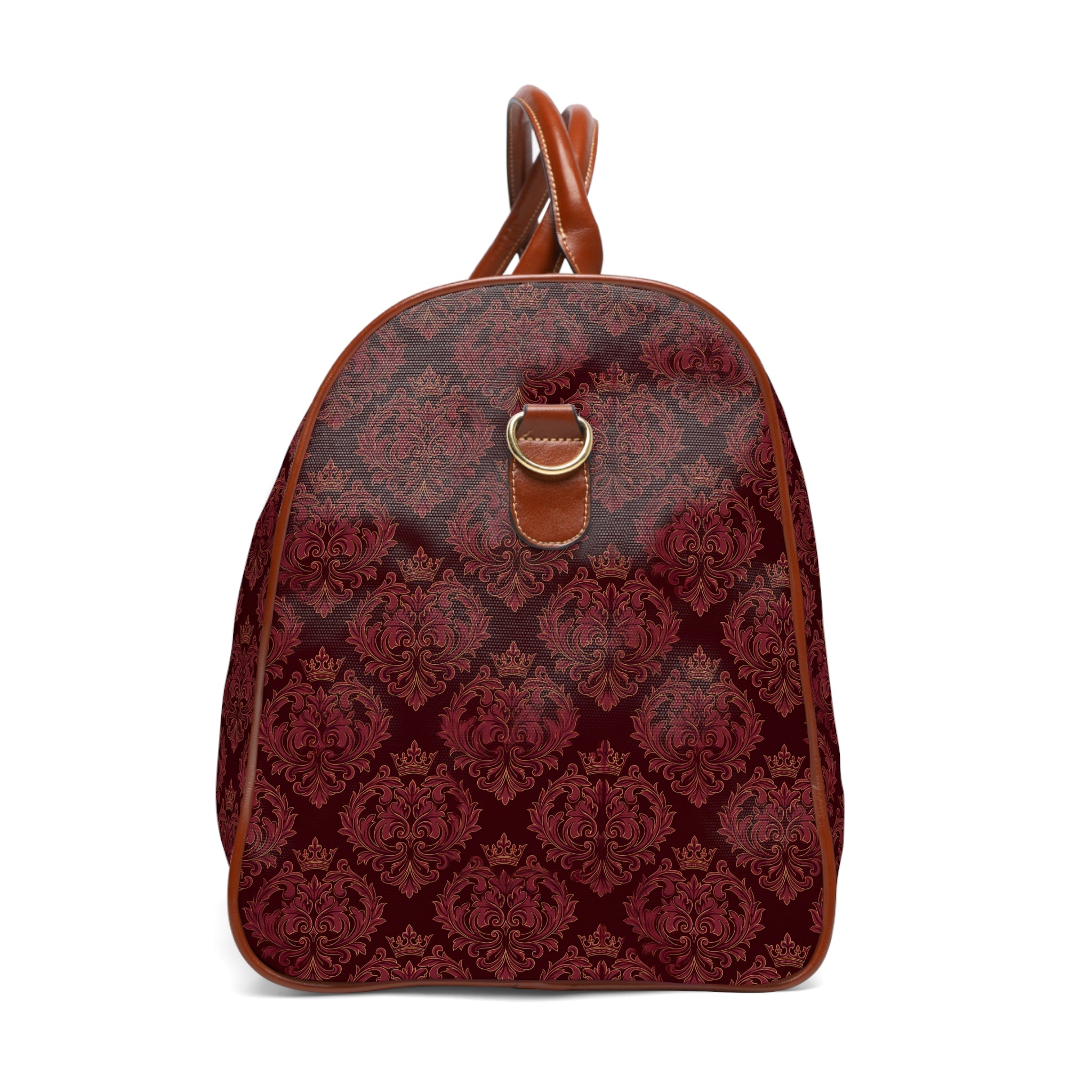 Yvoire - Claret Damask Royale Travel Bag