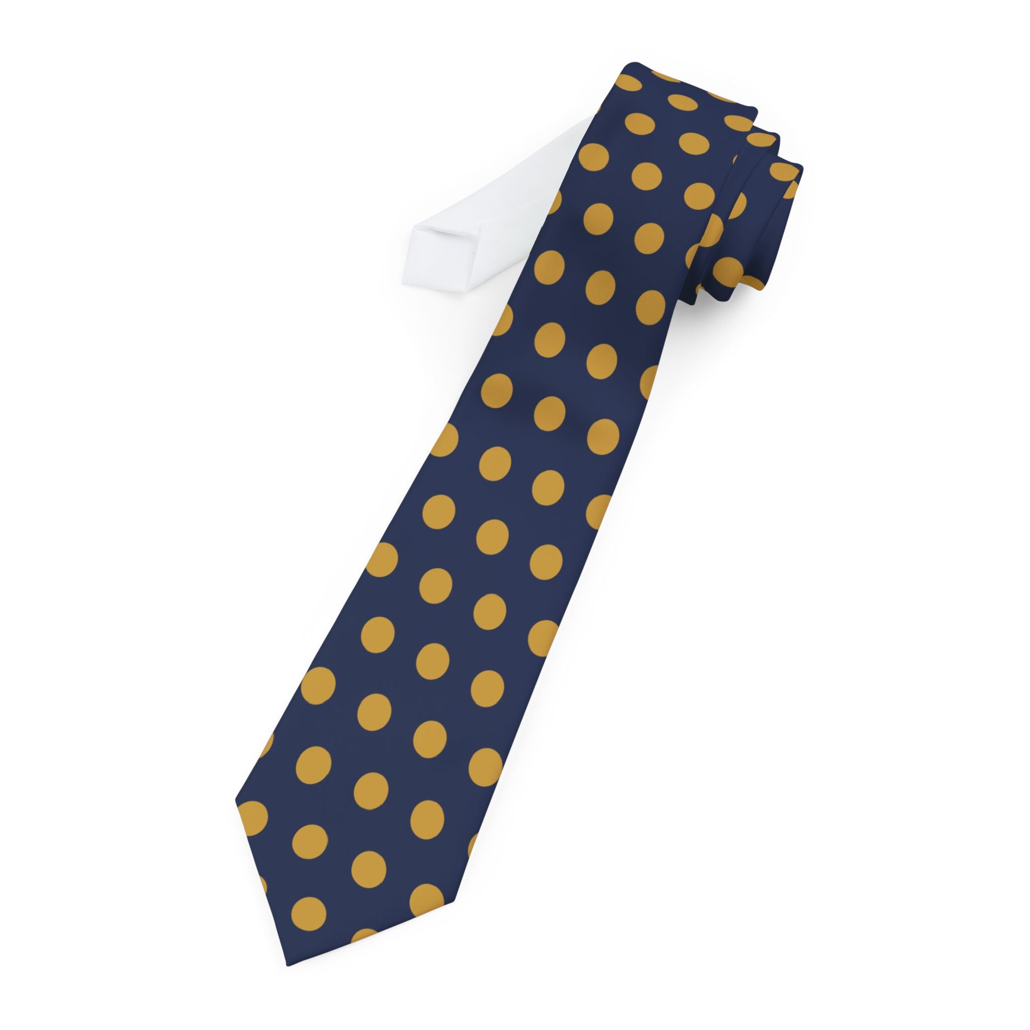 Colmar Talisman Tie - Navy Gold Bold Dot