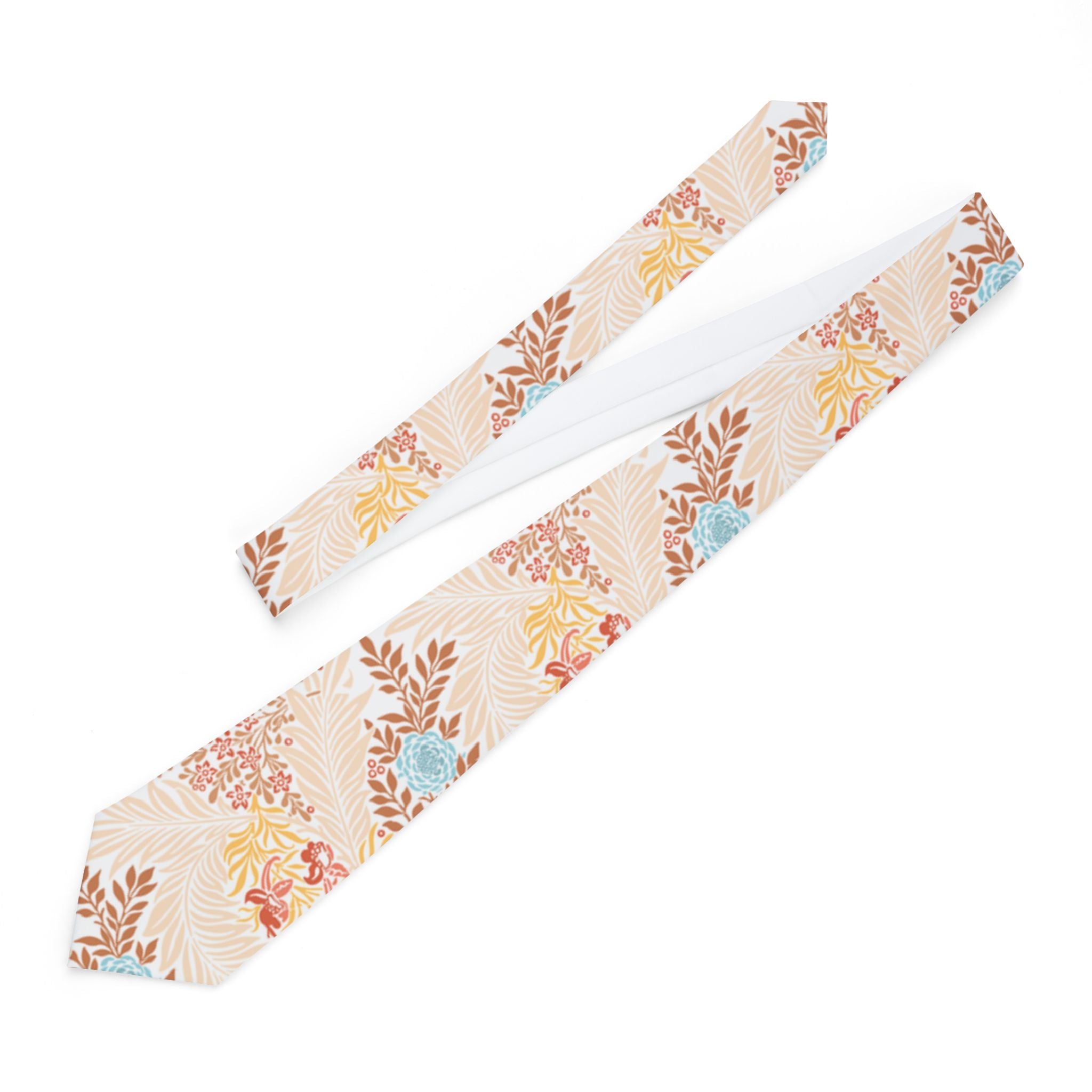 Alderley Talisman Tie - Azure Autumn Tapestry