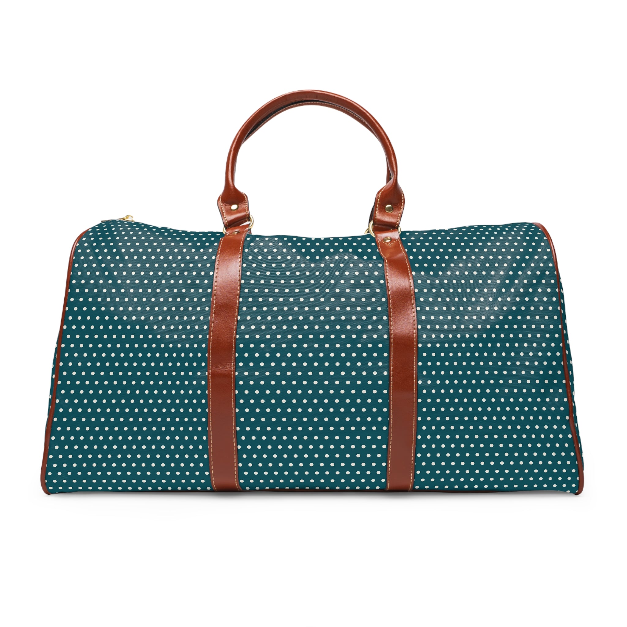 Jarnac - Teal Ivory Pin Dot Travel Bag