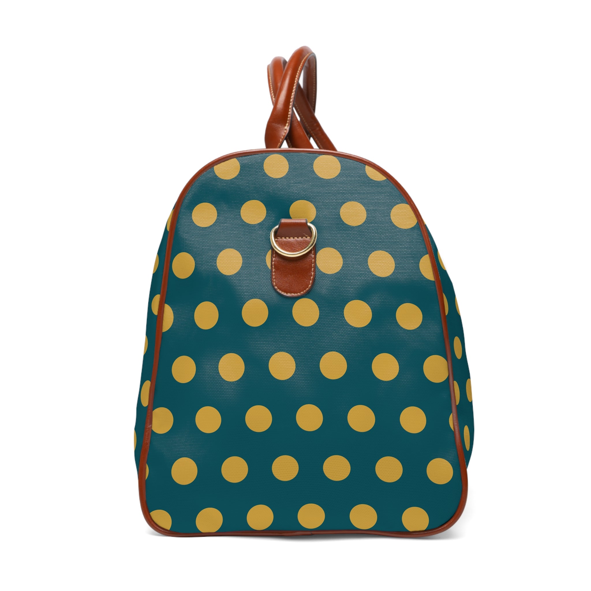 Ravello - Teal Gold Bold Dot Travel Bag