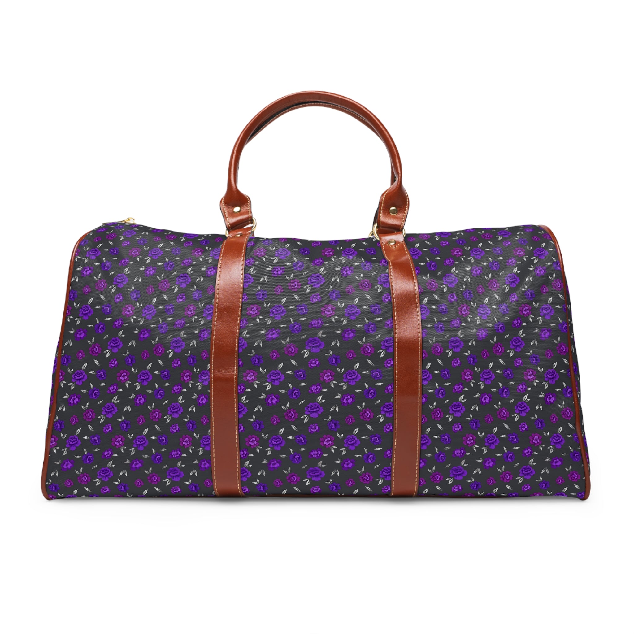 Peralta - Charcoal Violet Bloom Travel Bag