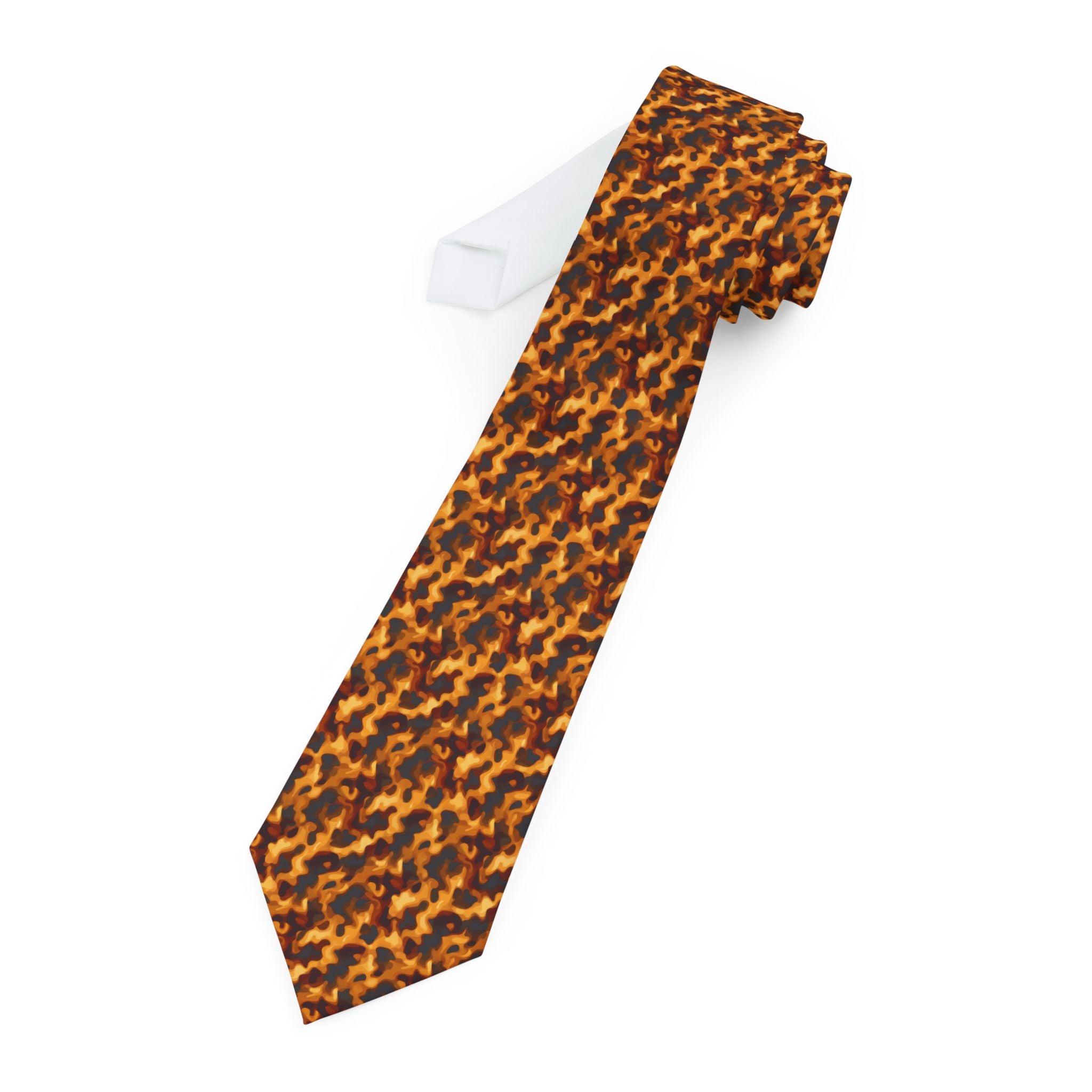 Exford Talisman Tie - Tortoiseshell Amber Glow