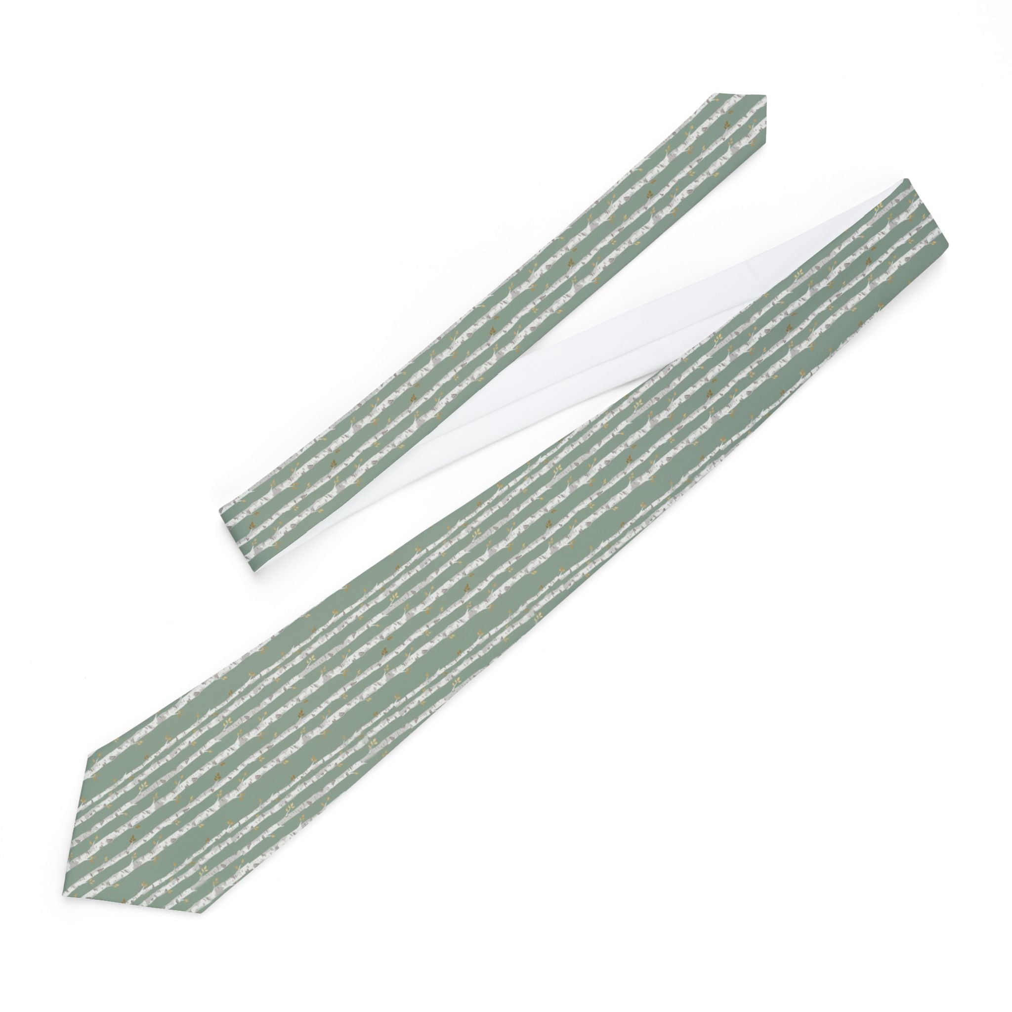 Birchover Talisman Tie - Silver Birch Grove