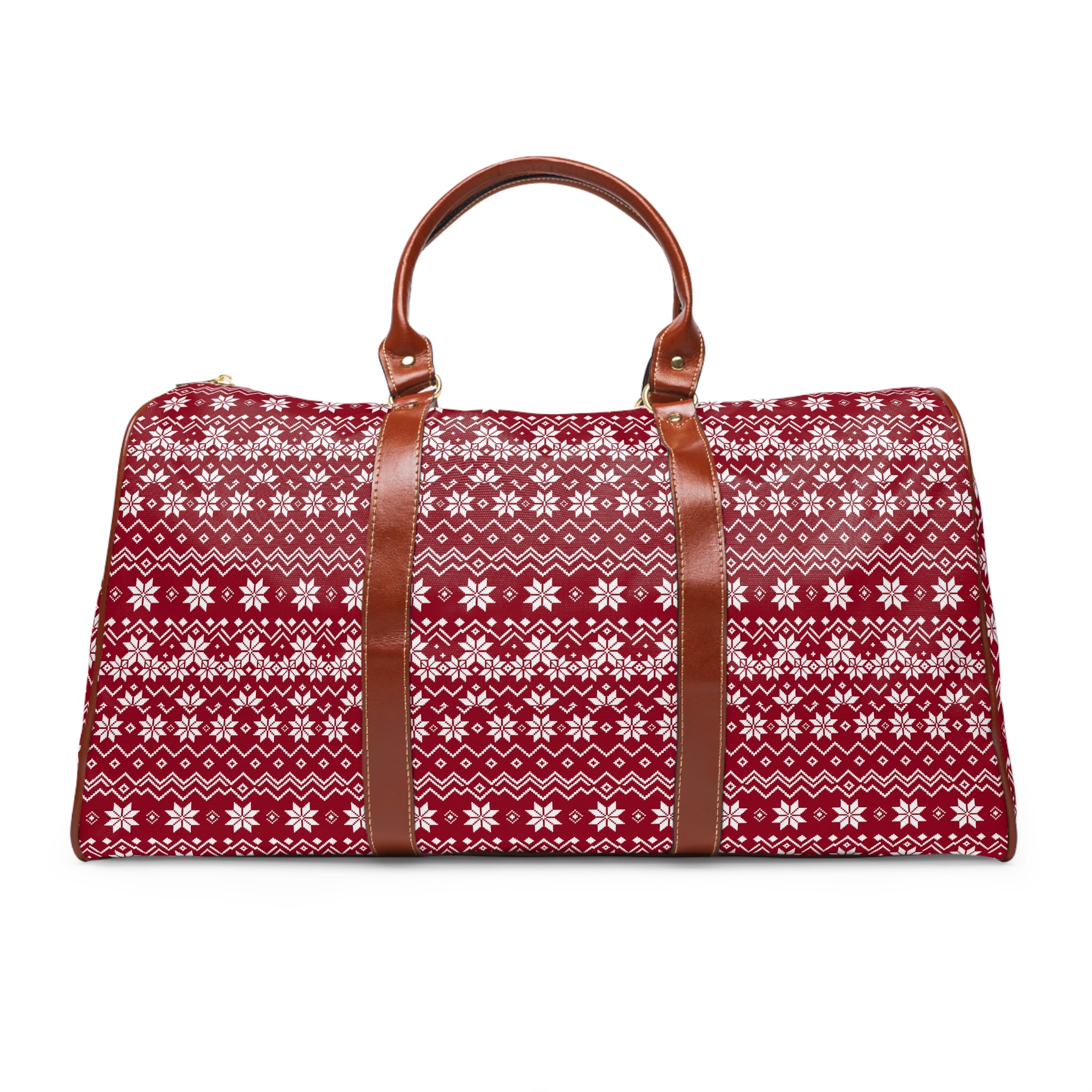 Rustrel - Nordic Snowflake Knit Travel Bag