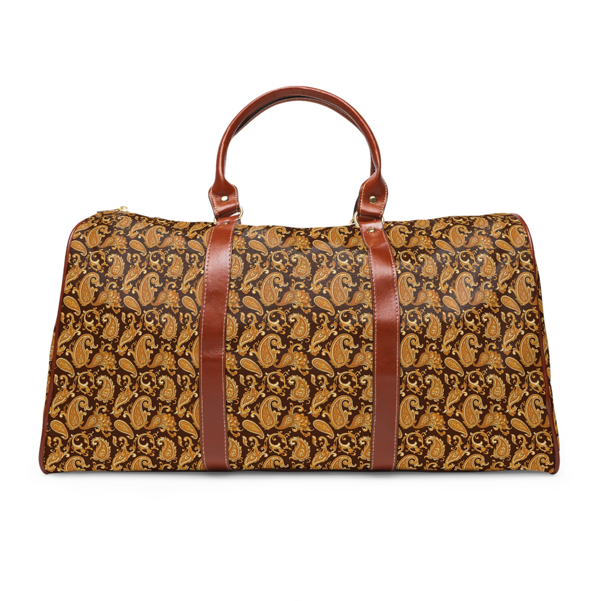 Cognac - Amber Paisley Reserve Travel Bag