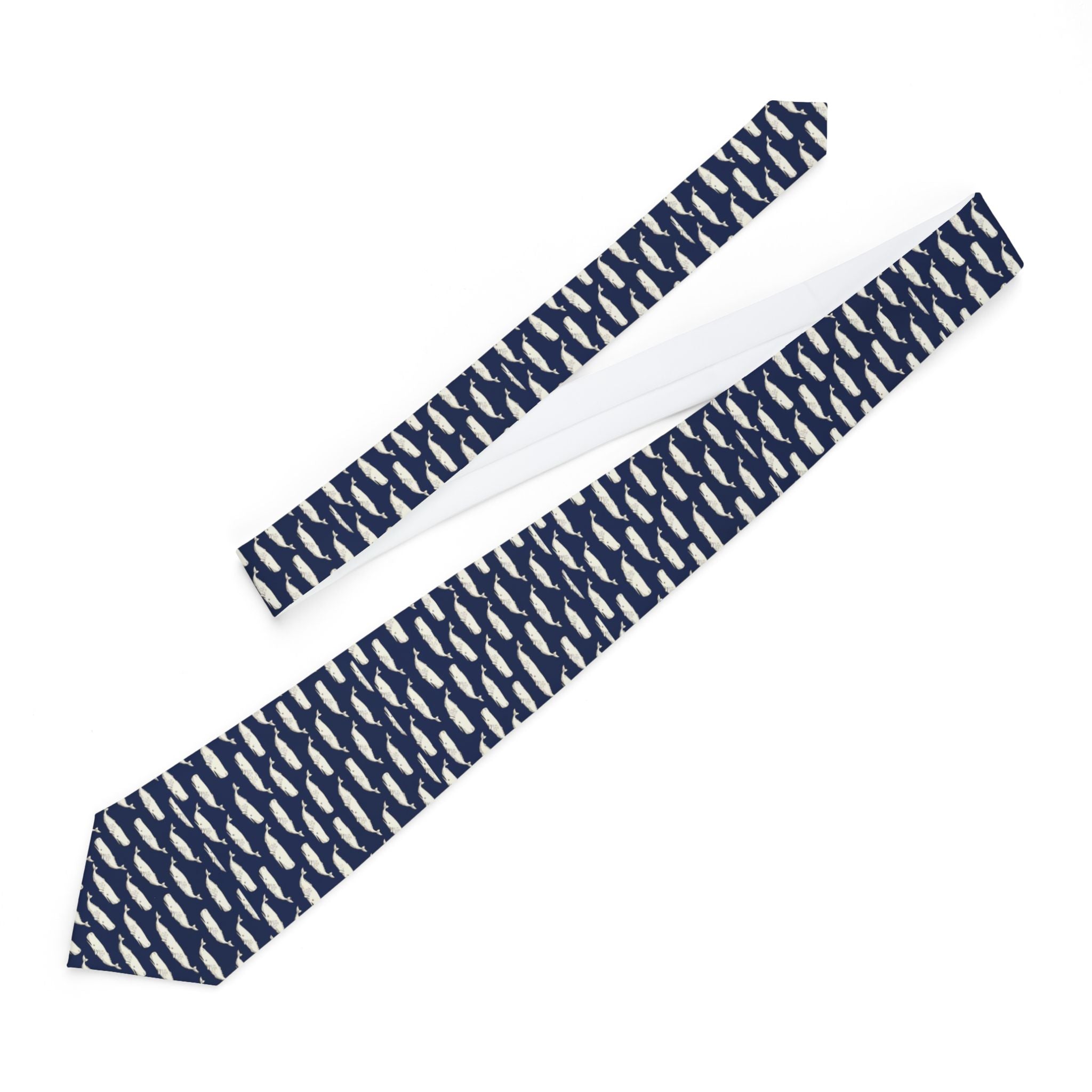 Arbaz Talisman Tie - Marine Cream Whale