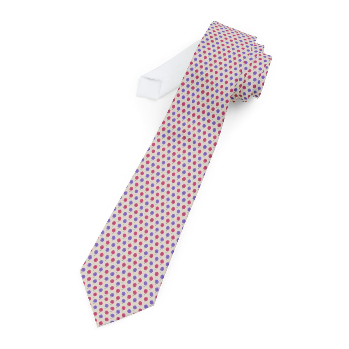Törring Satin Edition - Cream & Violet Phlox Tie