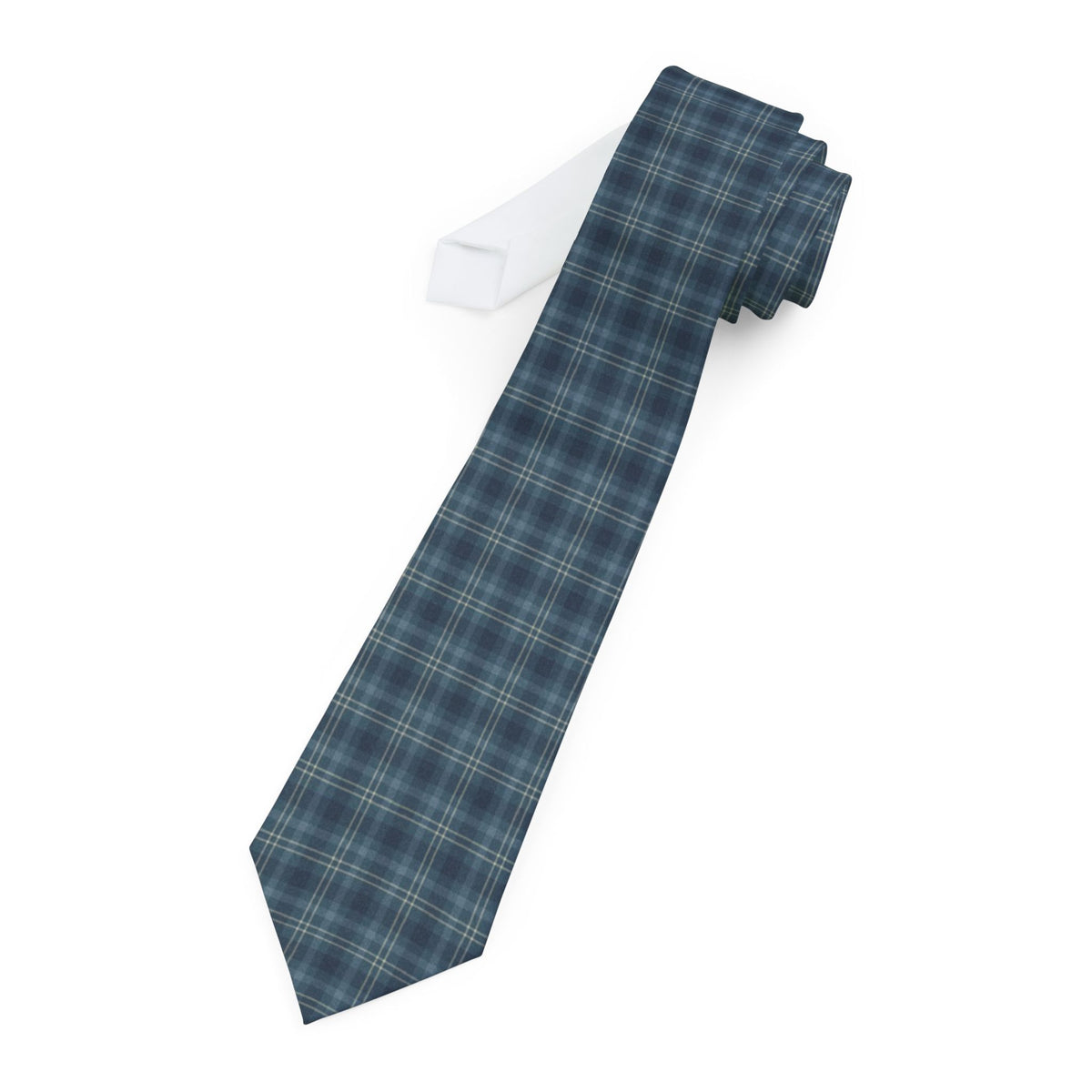 Palmstierna Satin Edition - Sea Blue Hebridean Plaid Tie