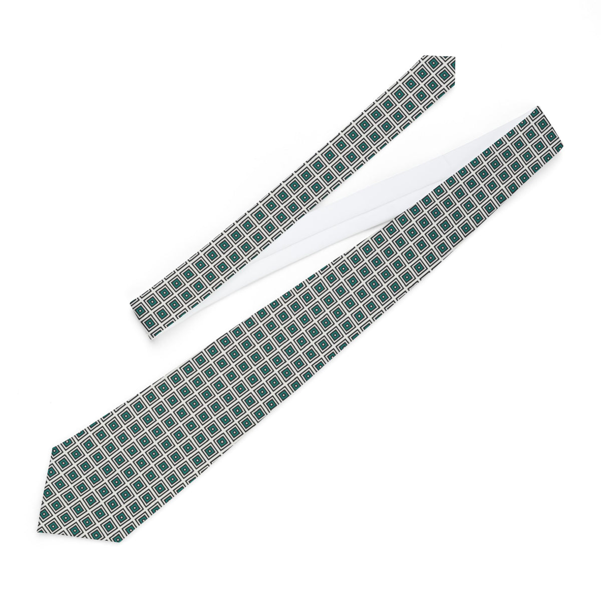 Broc Talisman Tie - Op Art Concentric Squares