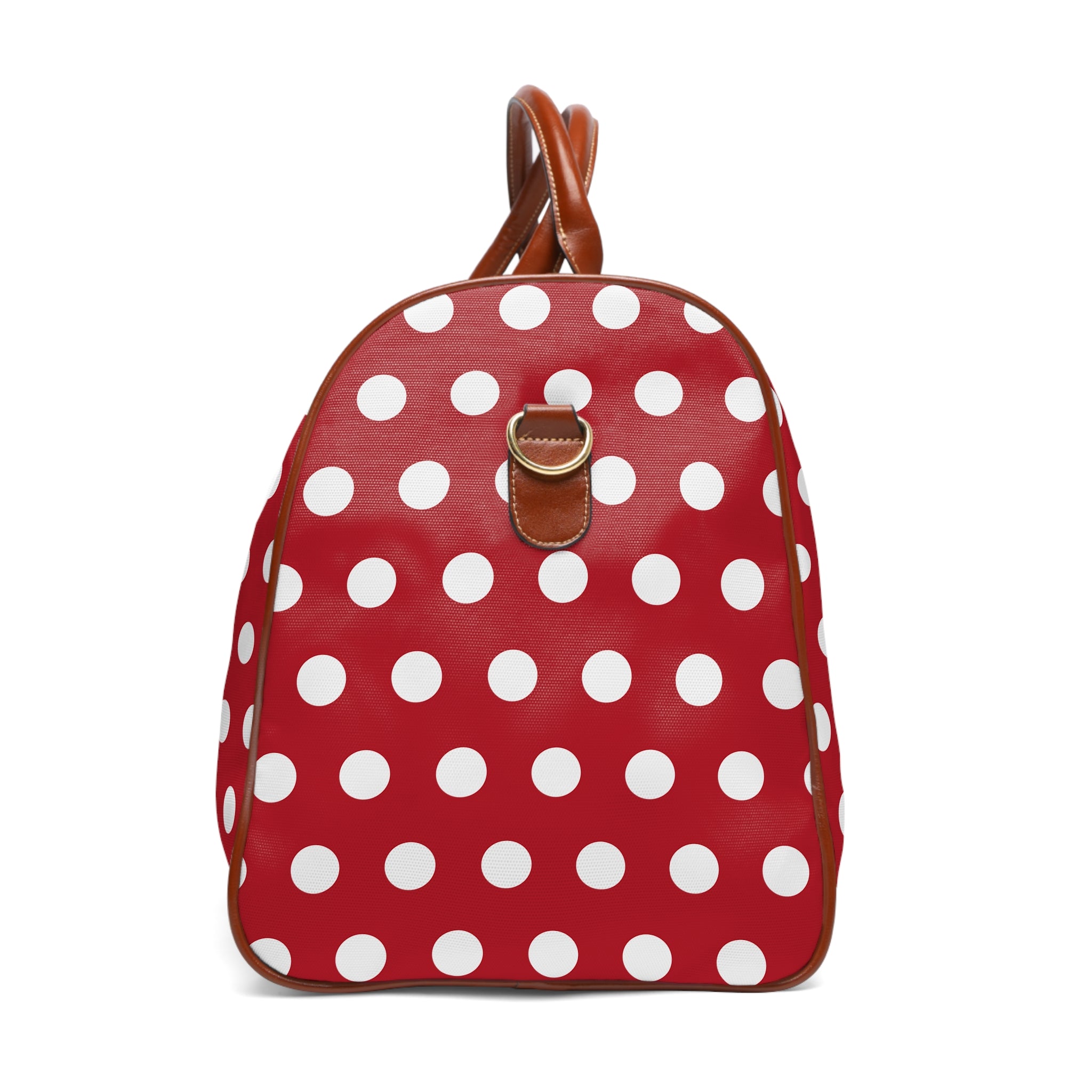 Modena - Red White Bold Dot Travel Bag