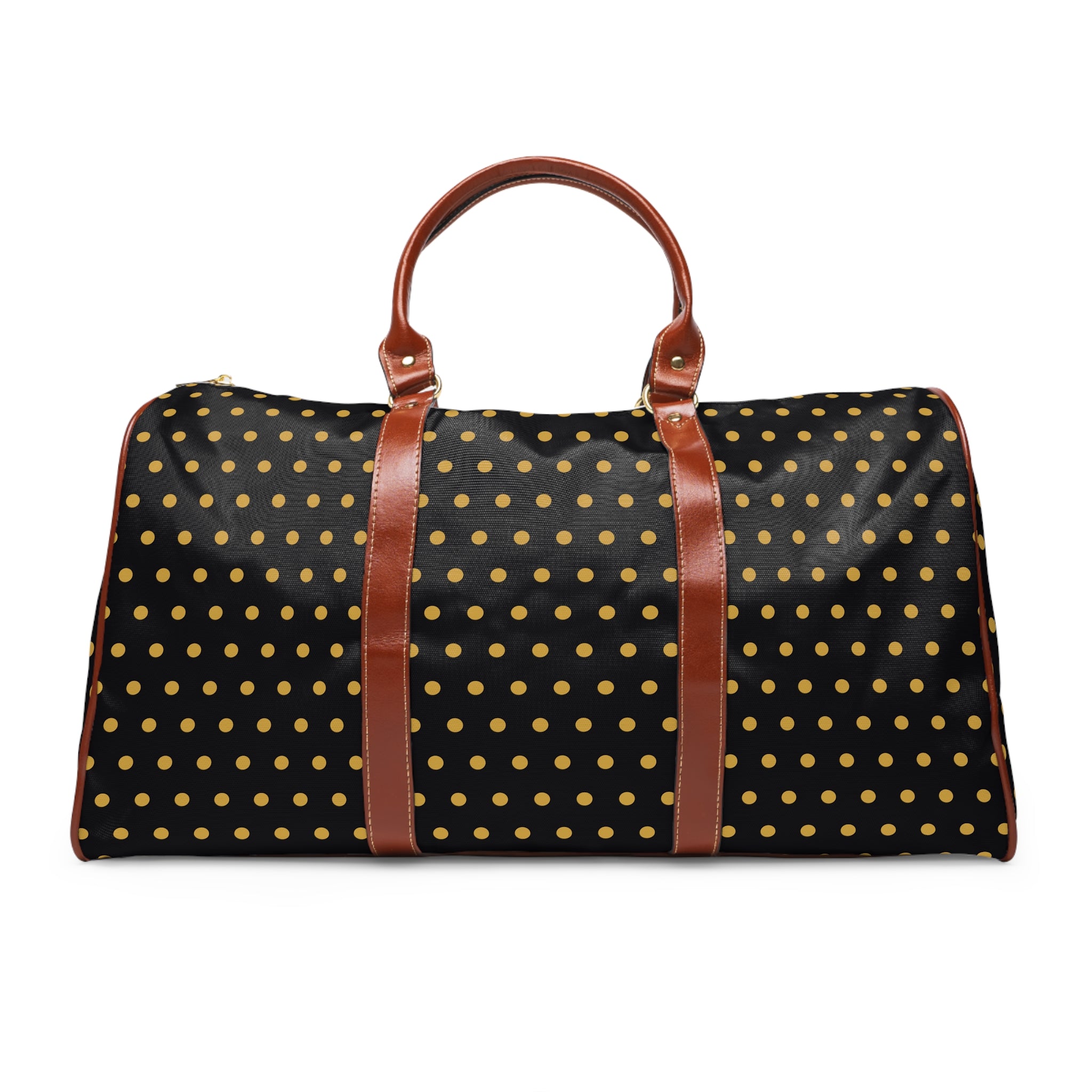 Imola - Black Gold Polka Dot Travel Bag