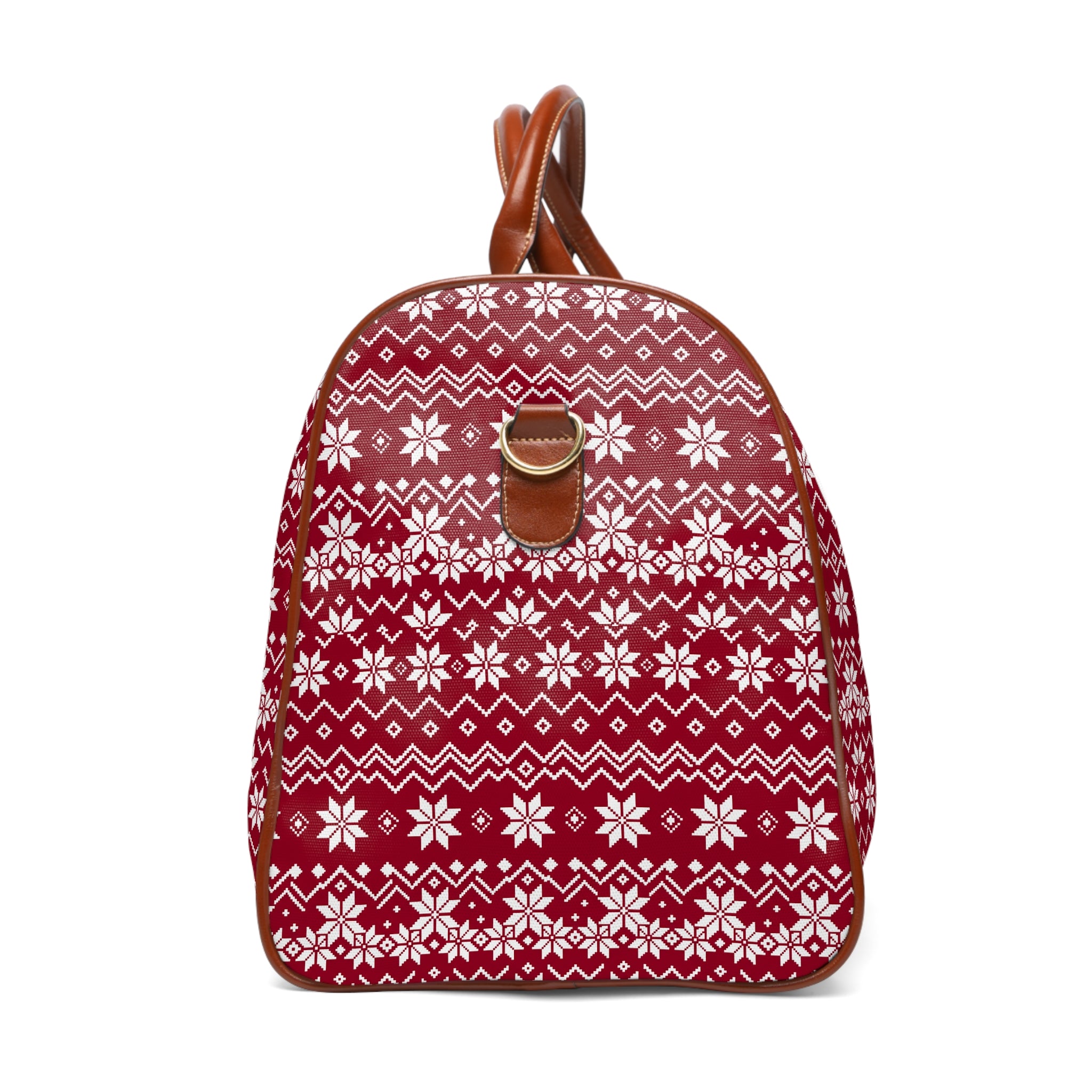 Rustrel - Nordic Snowflake Knit Travel Bag