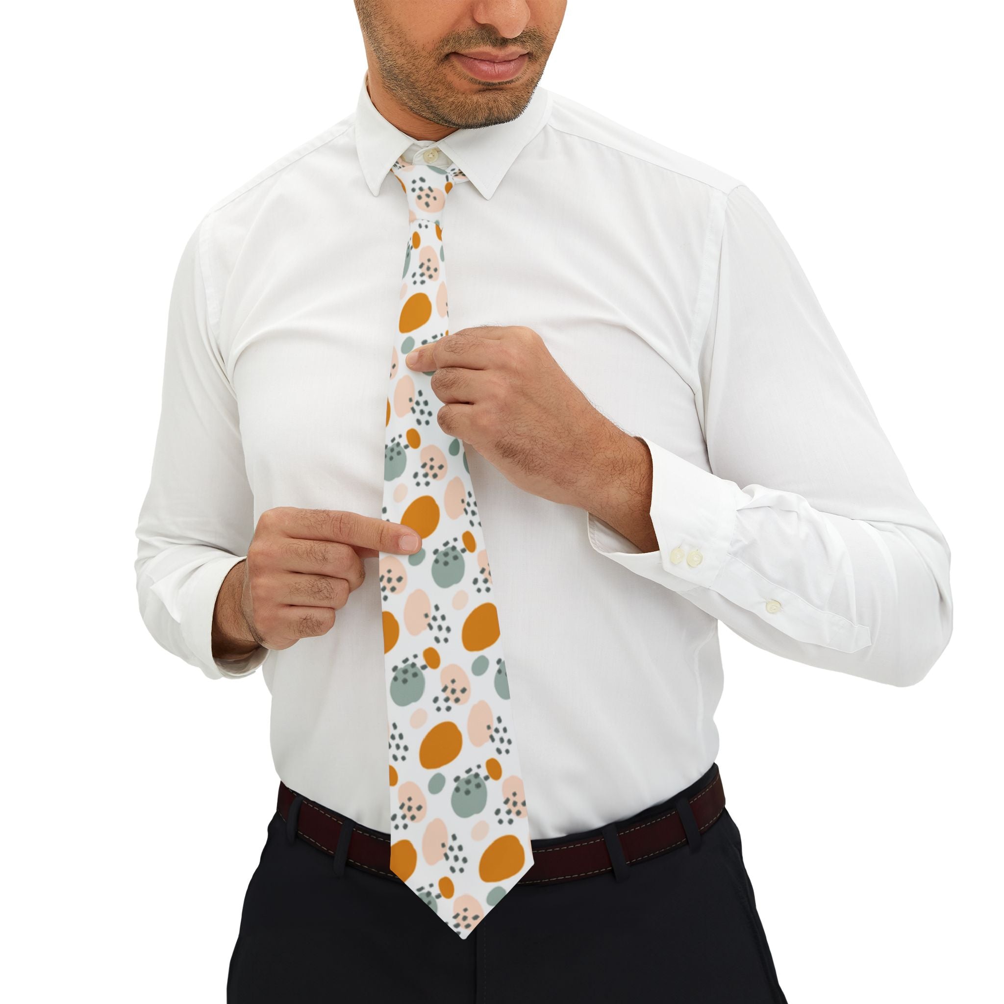 Redcliffe Talisman Tie - Amber Pebble Pop