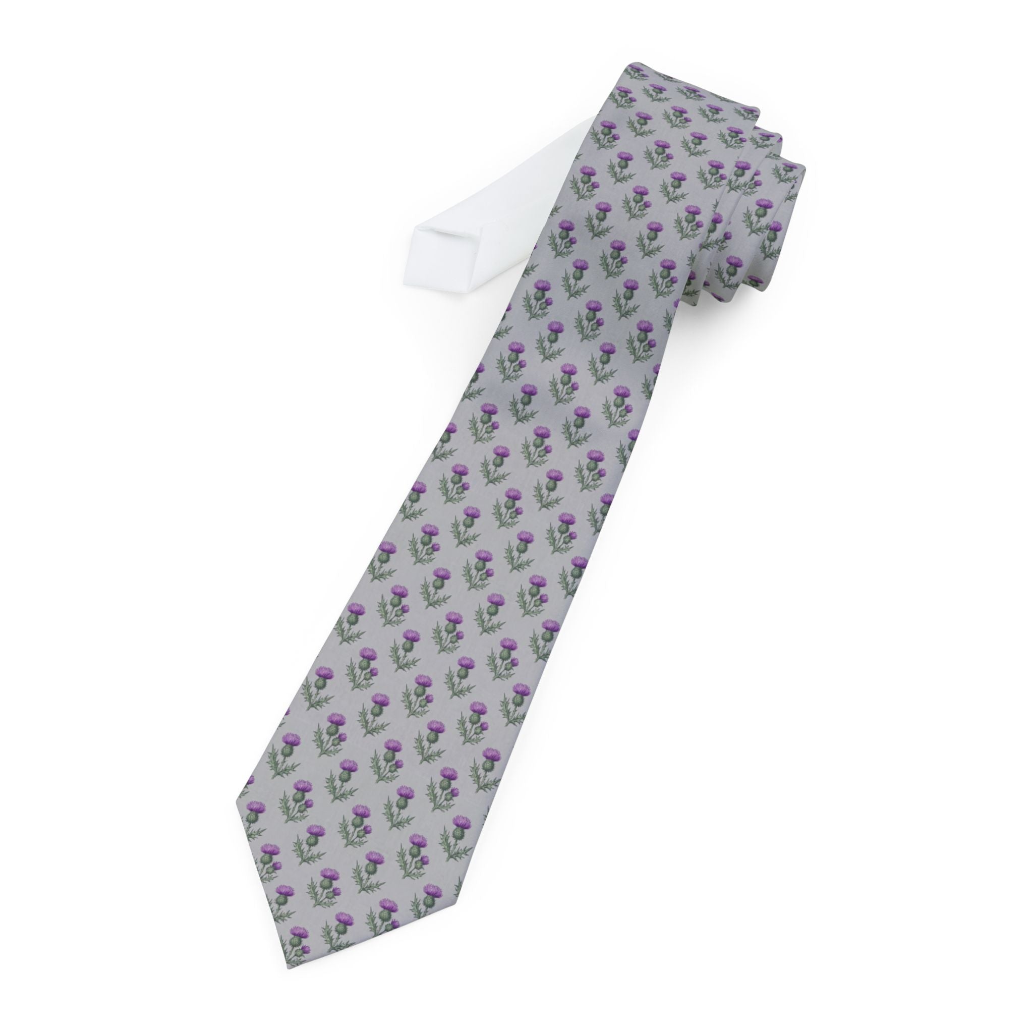 Versegeres Talisman Tie - Heather Thistle Bloom