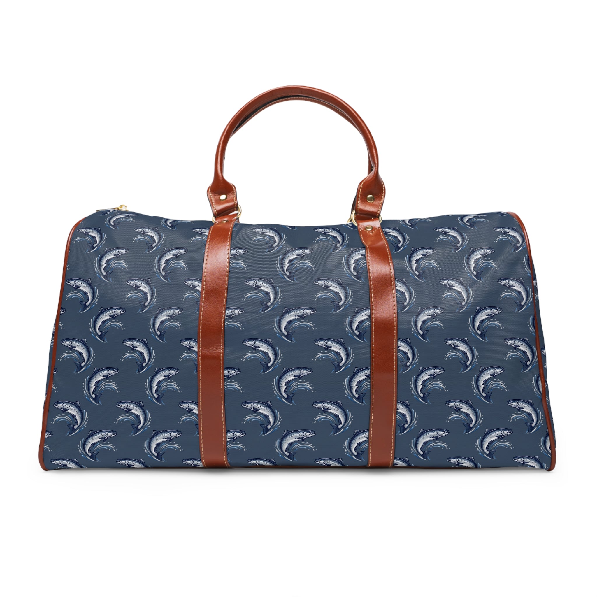 Staveley - Leaping Trout Silver Travel Bag