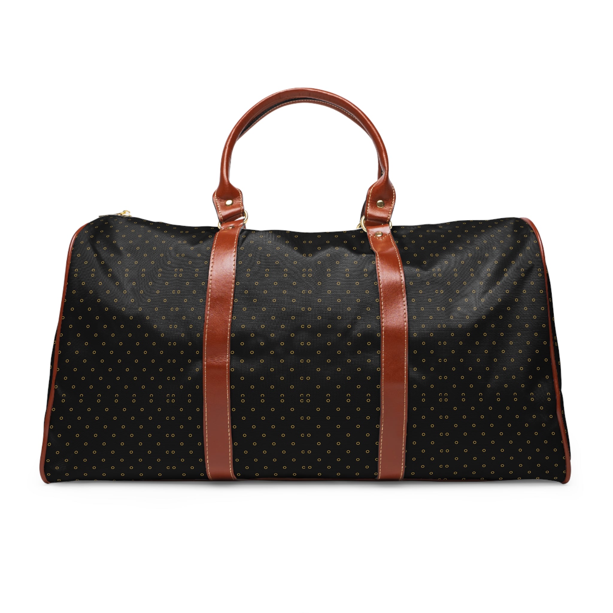 Luceram - Black Gold Ring Dot Travel Bag
