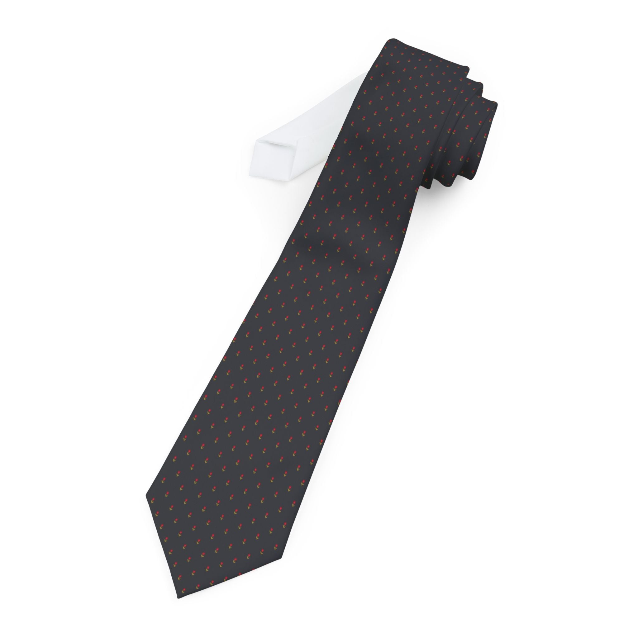 Cogne Talisman Tie - Crimson Gold Tulip