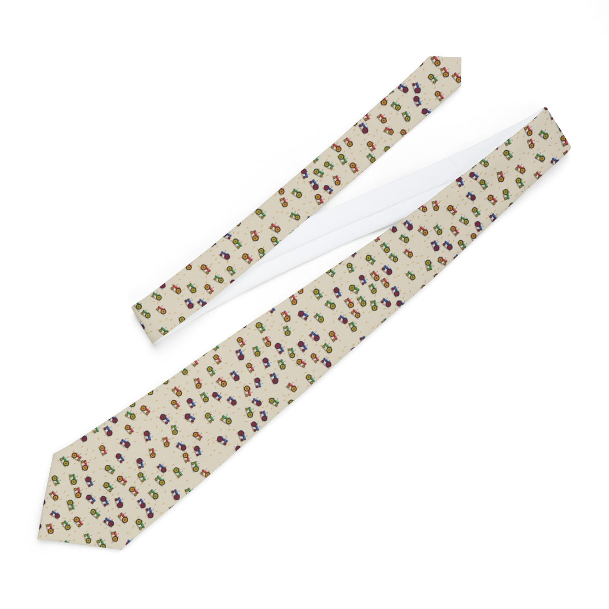 Sulkowski Satin Edition - Cream Tractor Tie