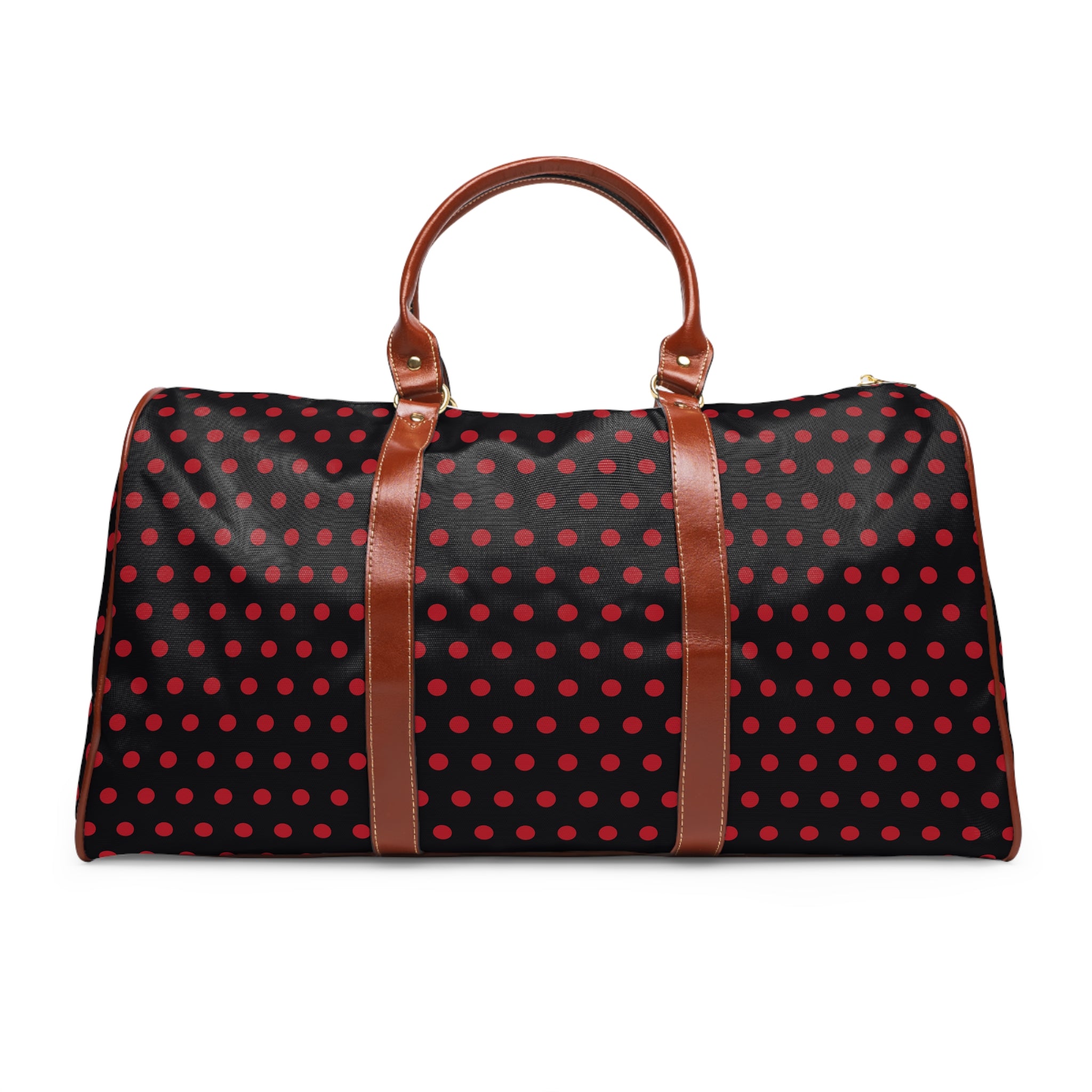 Ulmer - Black Red Polka Dot Travel Bag
