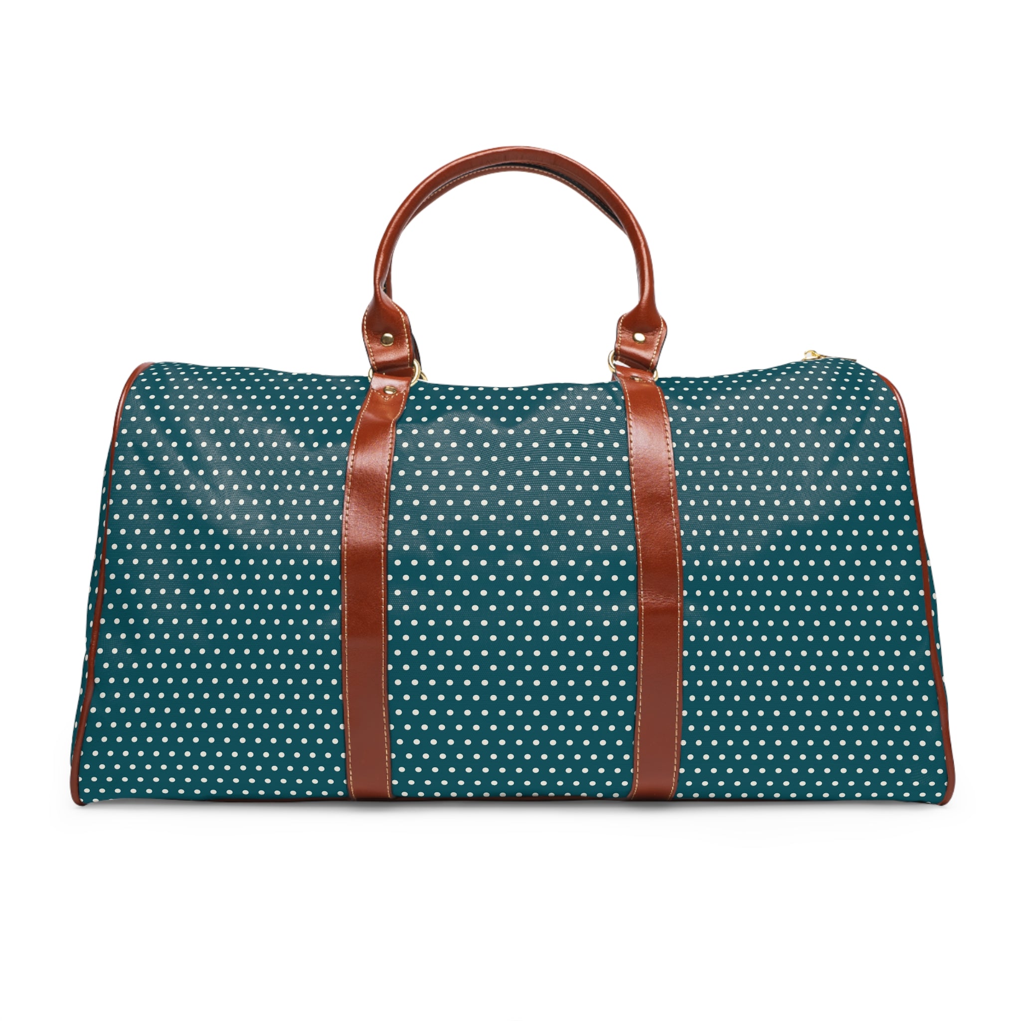 Jarnac - Teal Ivory Pin Dot Travel Bag