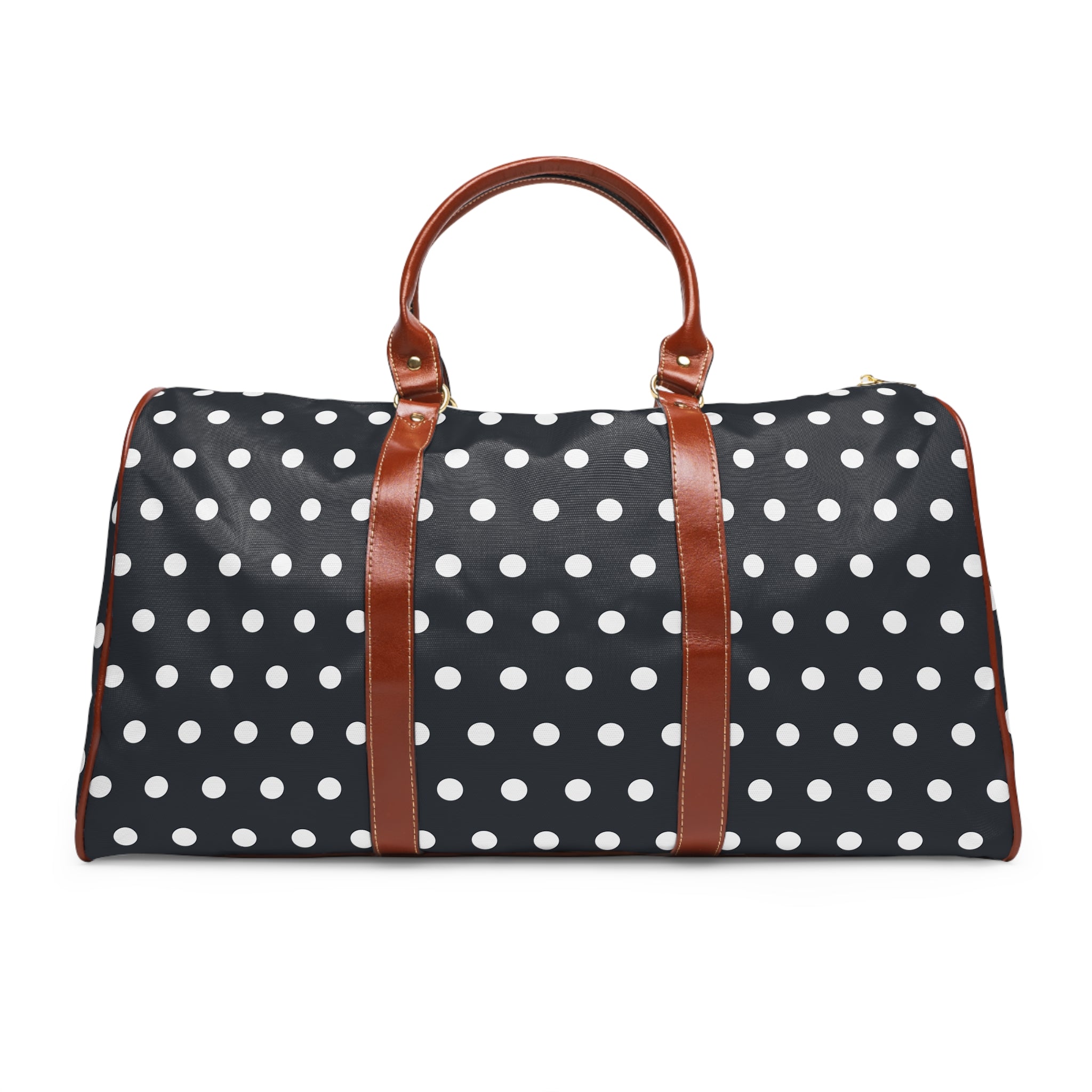 Pistoia - Charcoal White Bold Dot Travel Bag