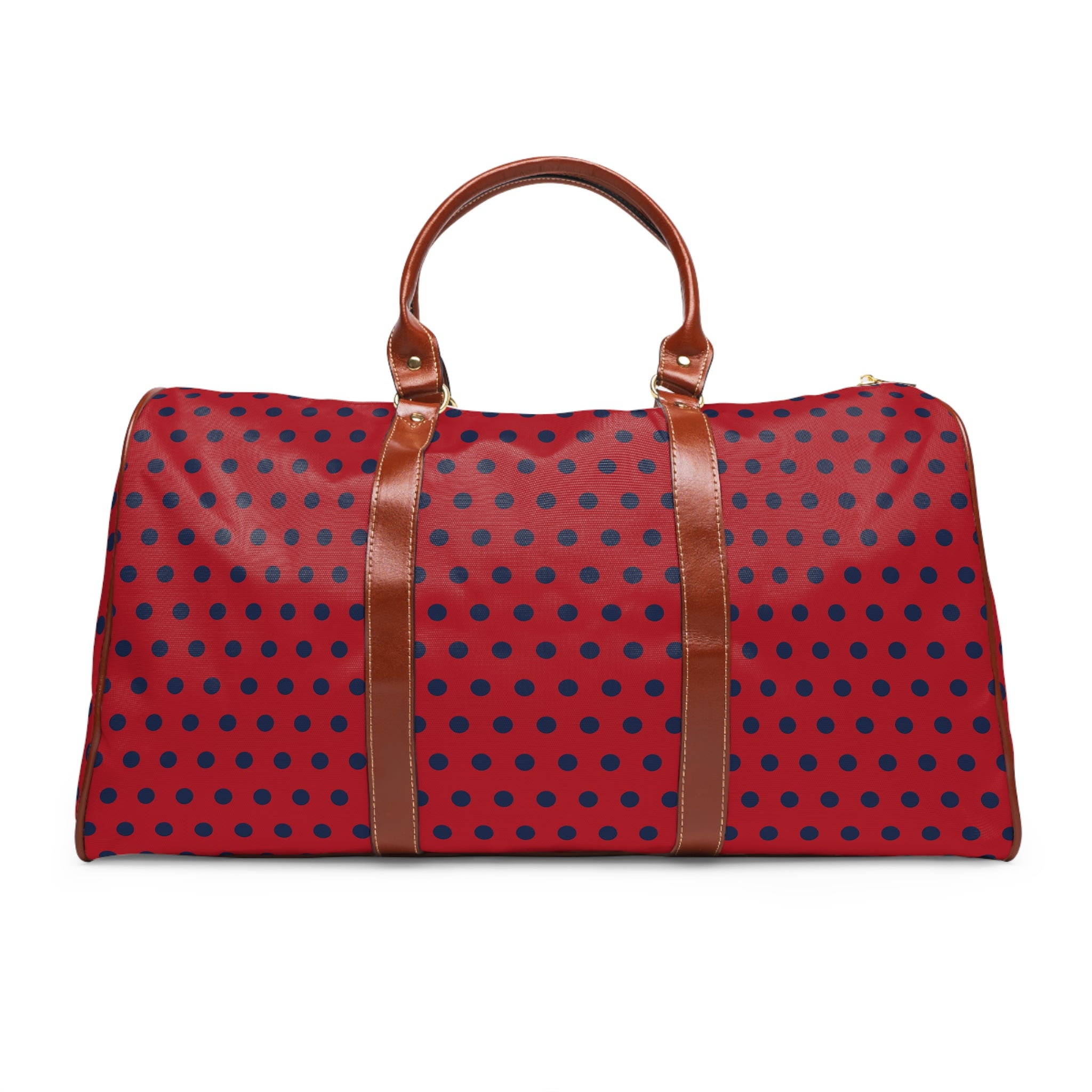 Wexley - Red Navy Polka Dot Travel Bag