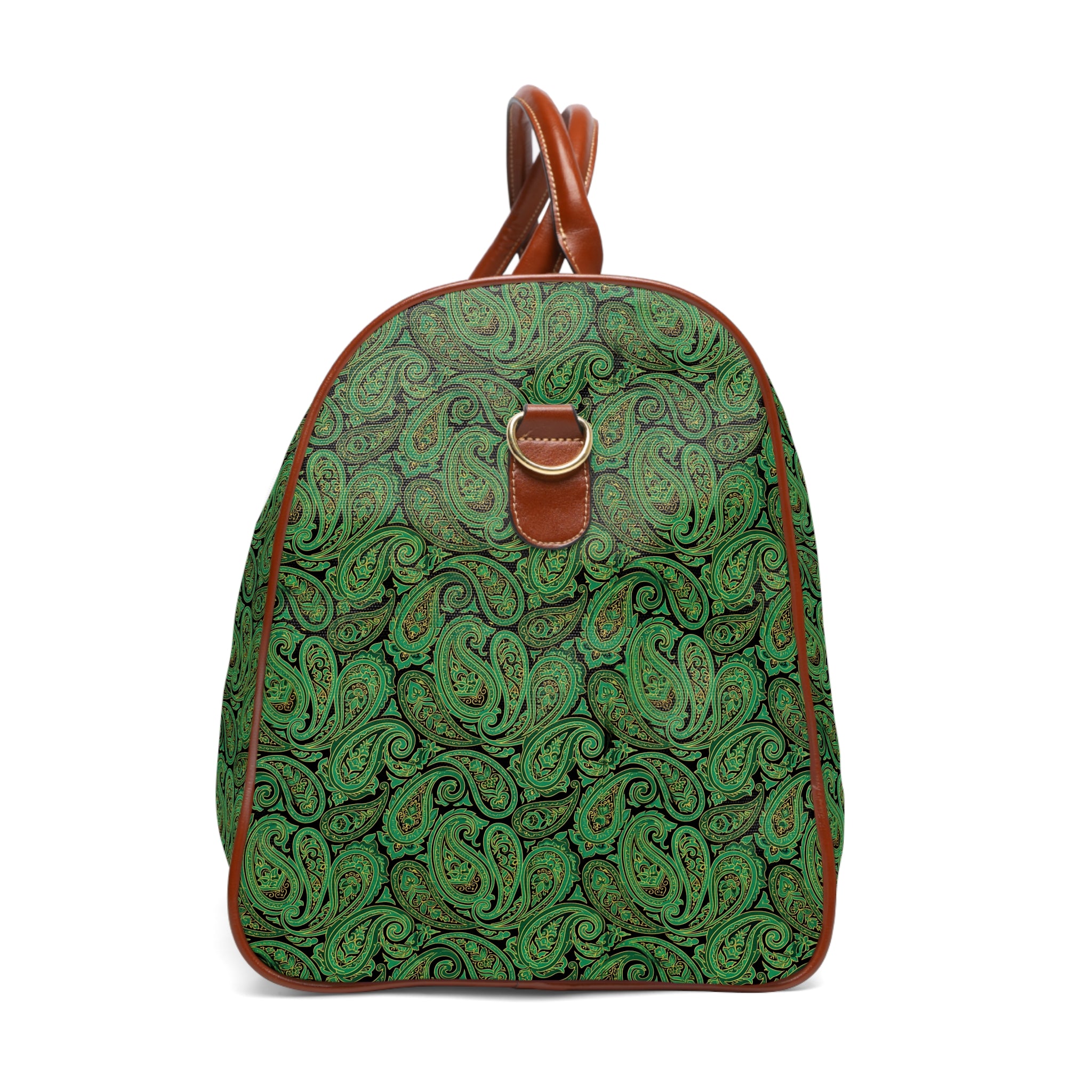 Amalfi - Emerald Paisley Noir Travel Bag