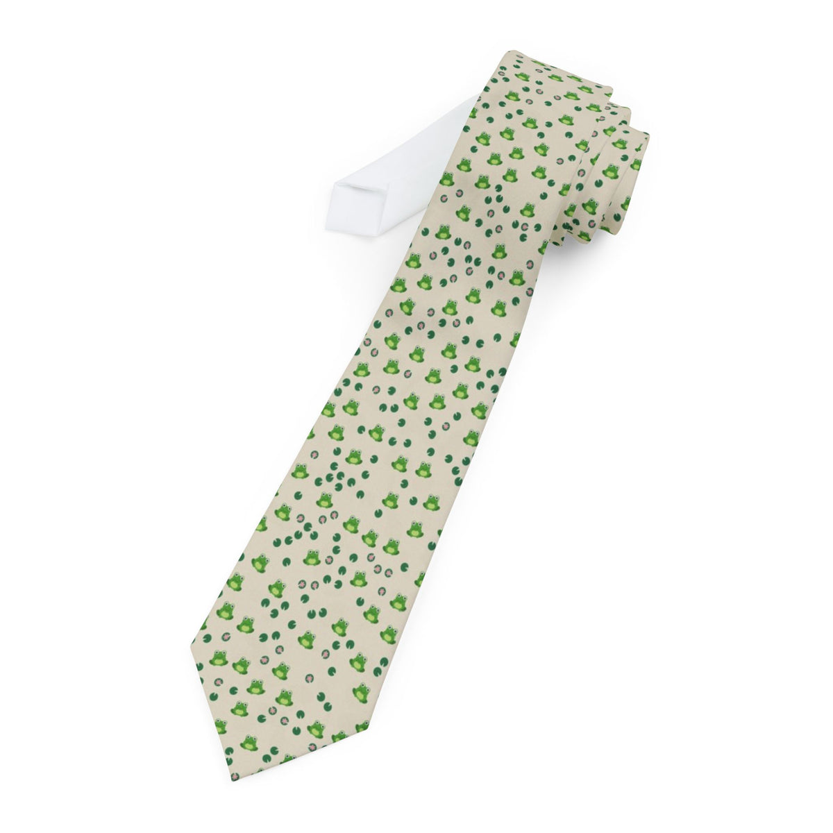 Treschow Satin Edition - Cream Frog Tie