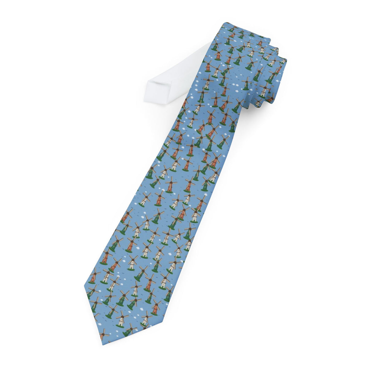 Lanckoronski Satin Edition - Sky Blue Windmill Tie