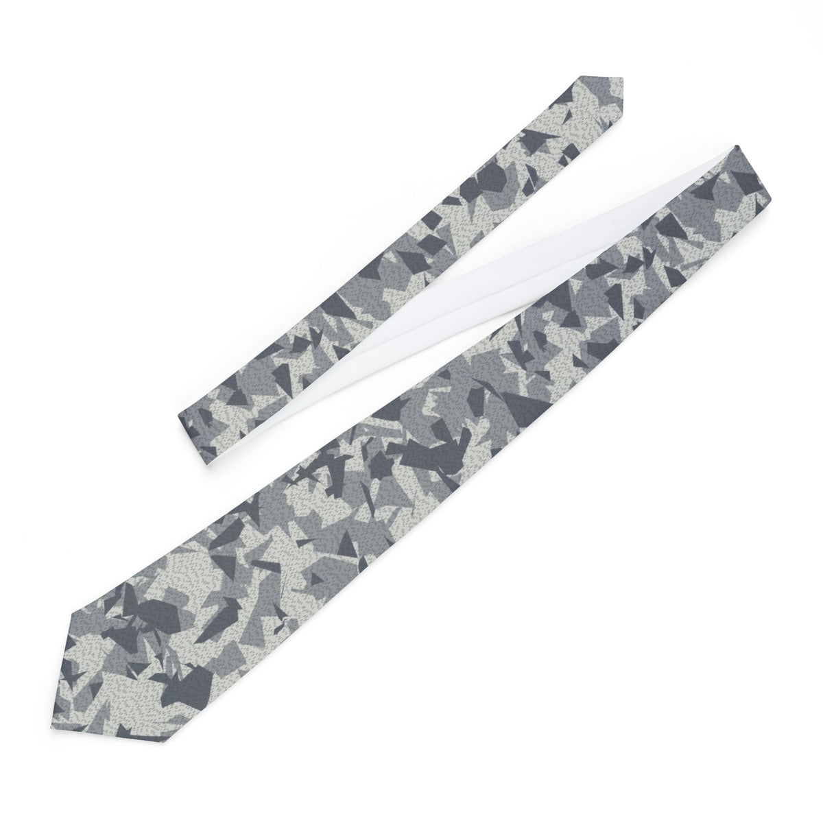 Scharnhorst Satin Edition - White & Grey Splinter Camo Tie