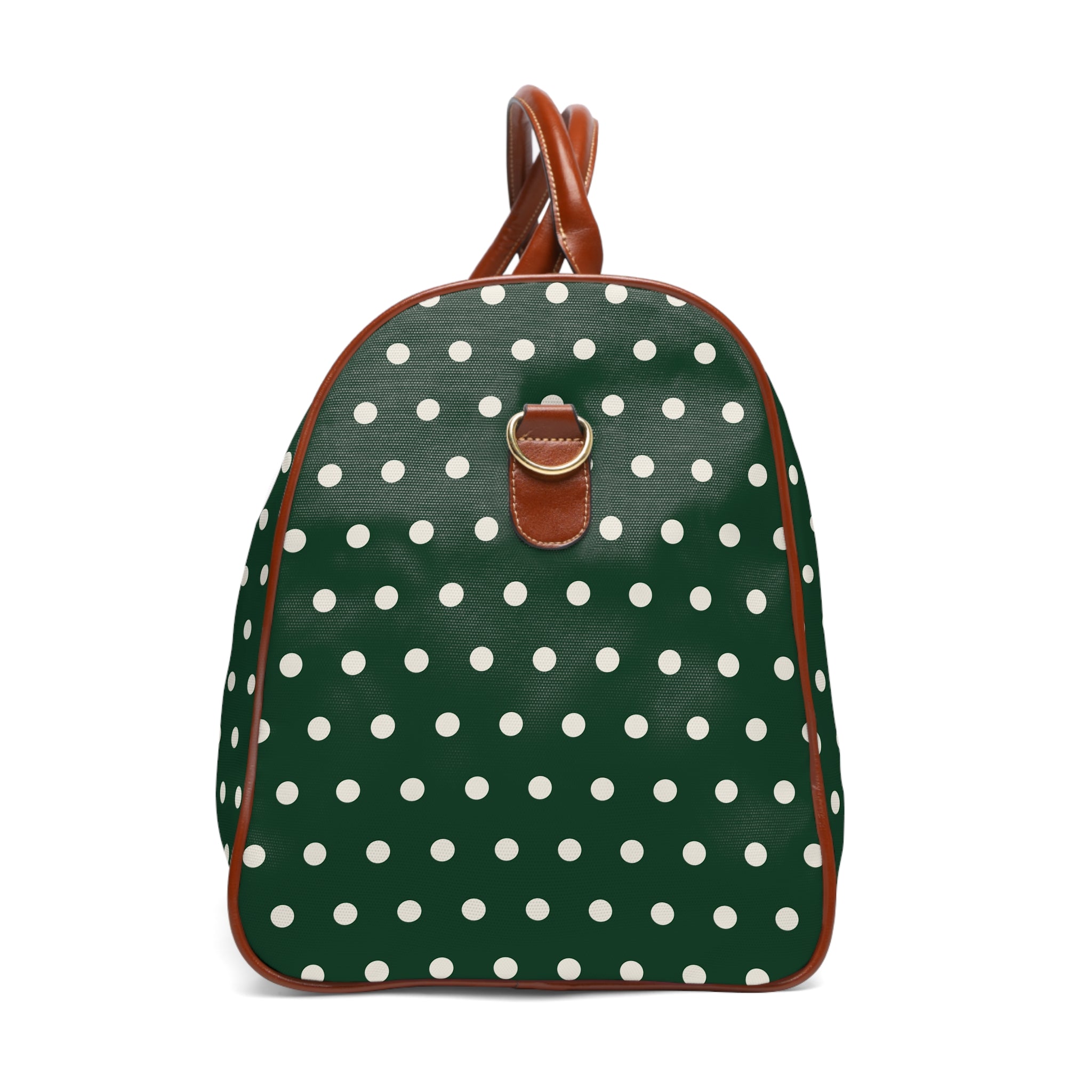 Verona - Forest Ivory Polka Dot Travel Bag