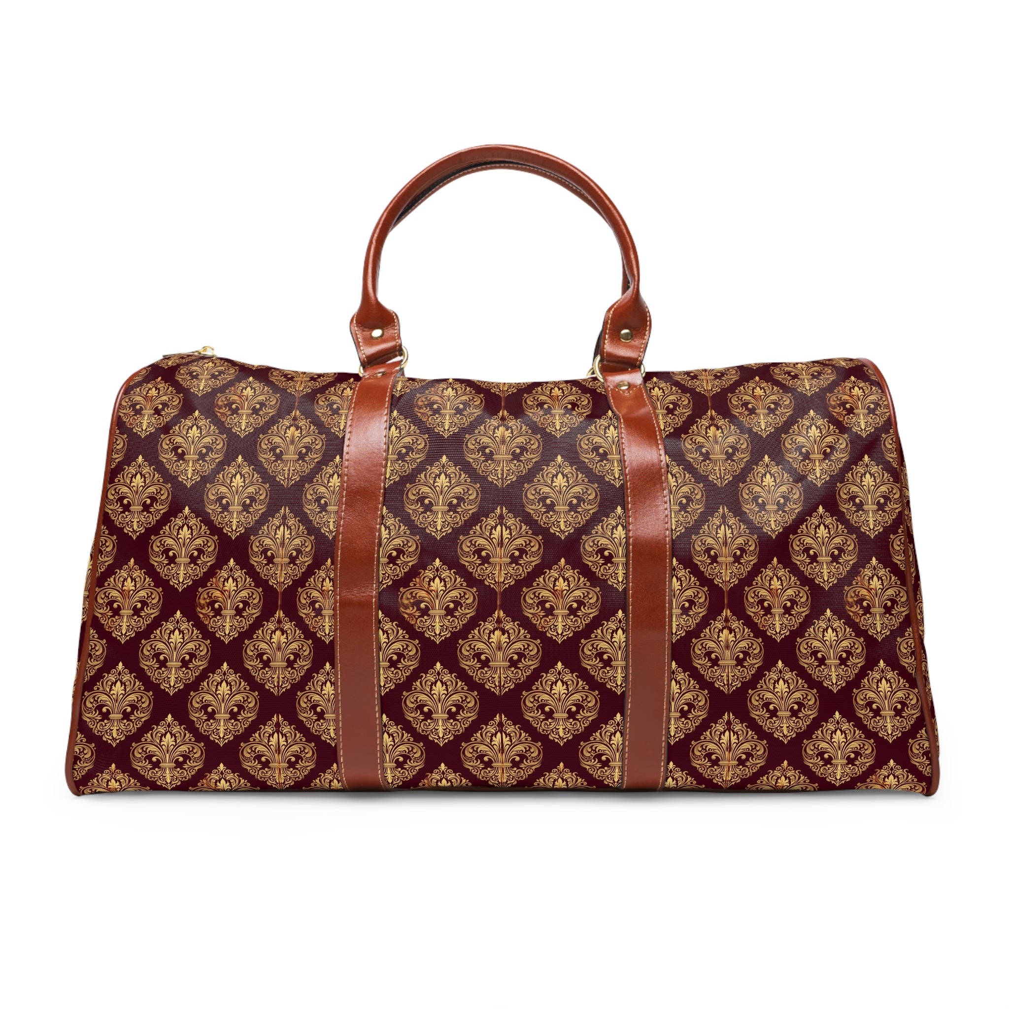 Mallefougasse - Bordeaux Fleur Damask Travel Bag