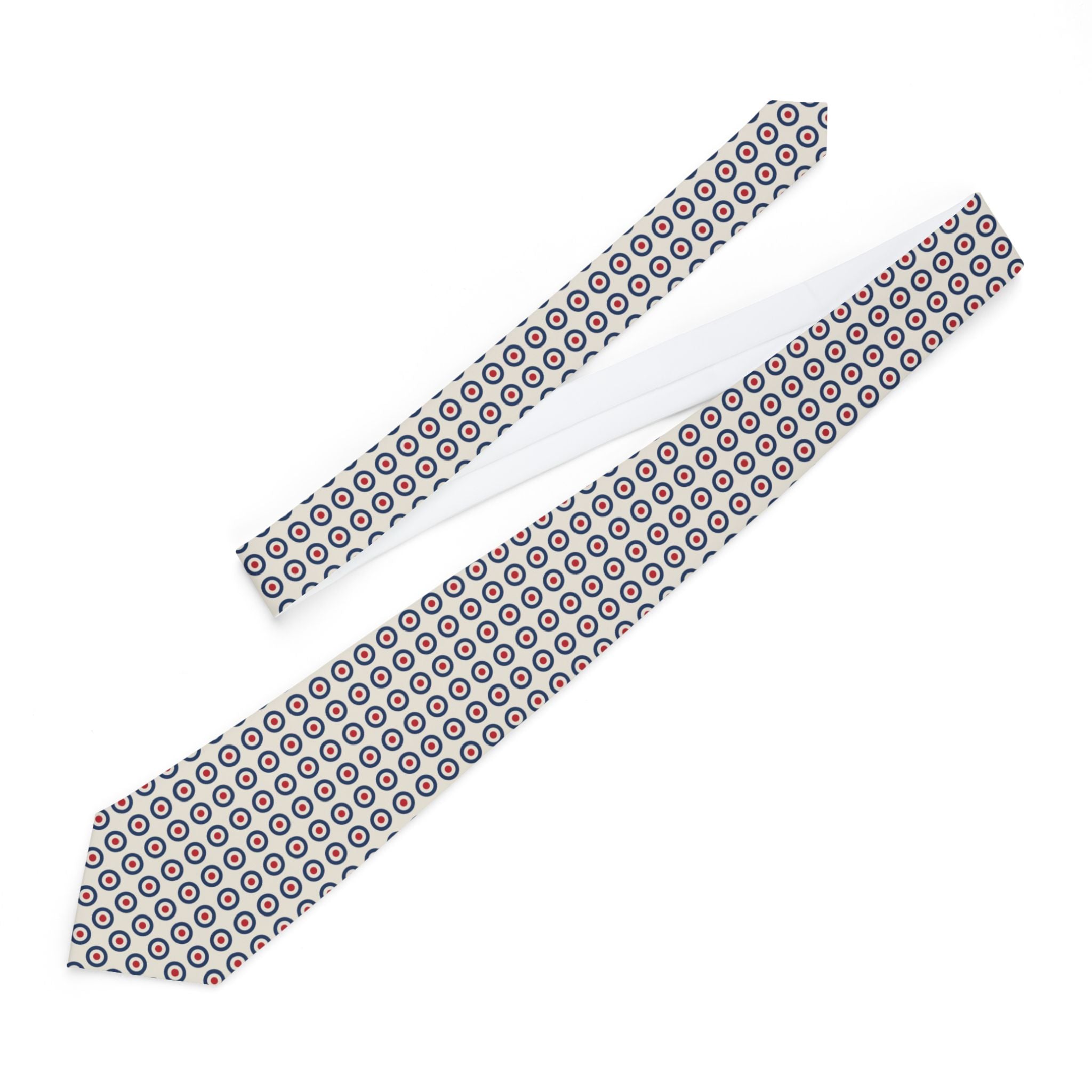 Montjovet Talisman Tie - Mod Red Navy Target Roundel