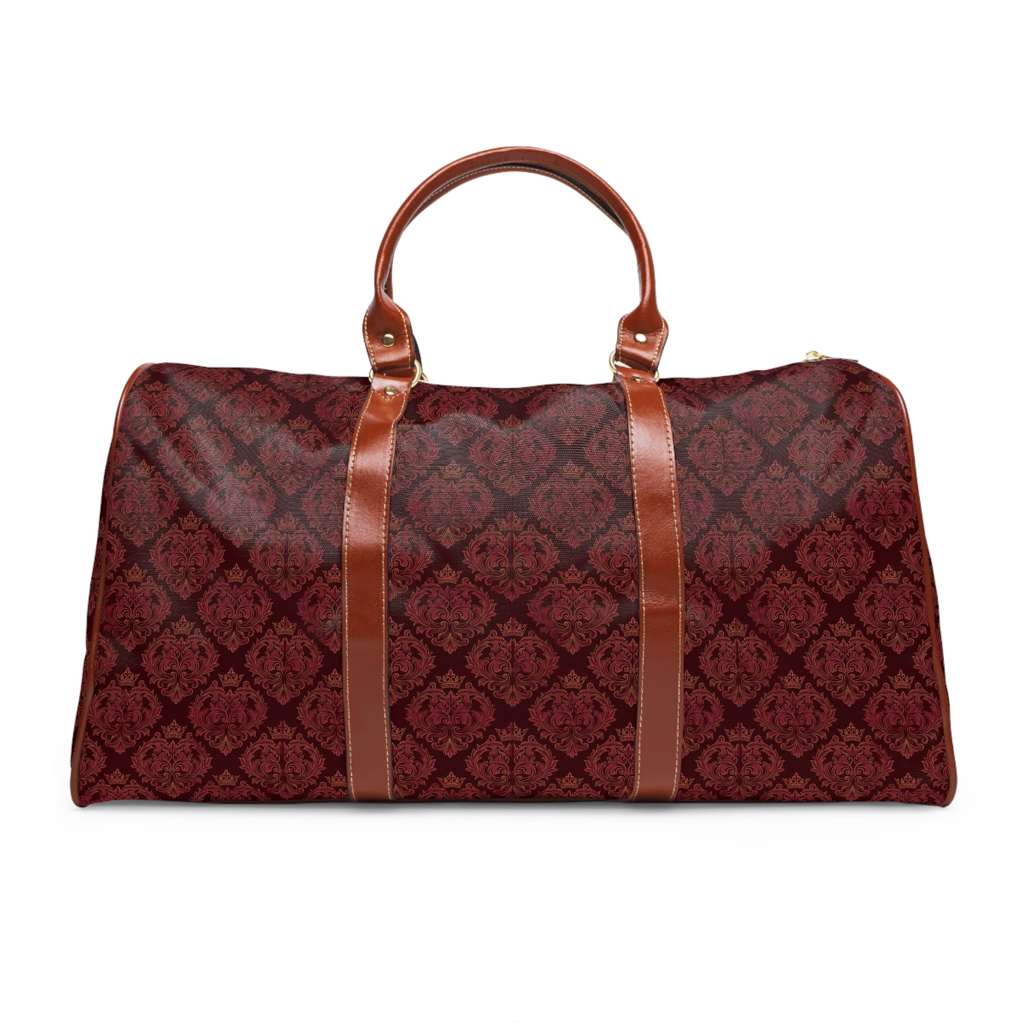 Yvoire - Claret Damask Royale Travel Bag