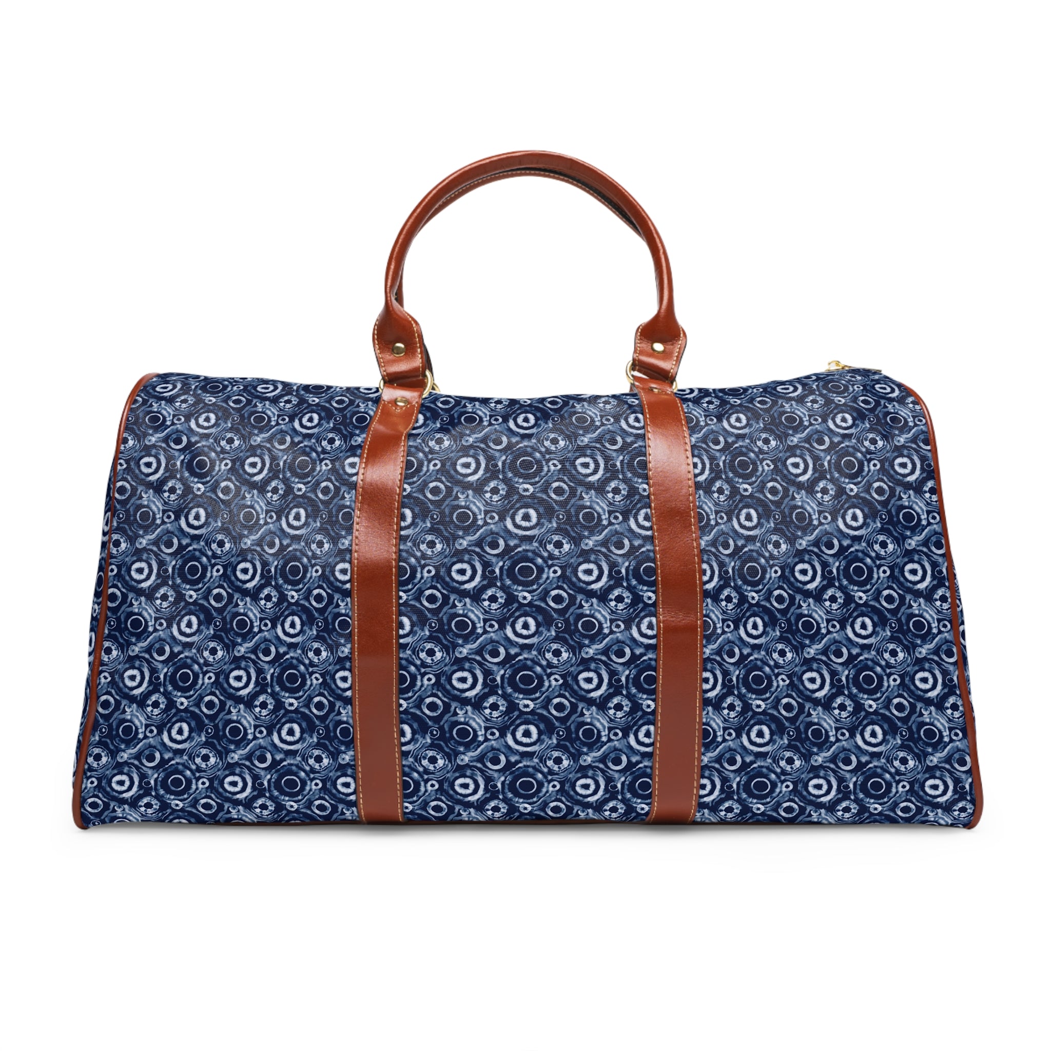 Lockwood - Indigo Shibori Rings Travel Bag