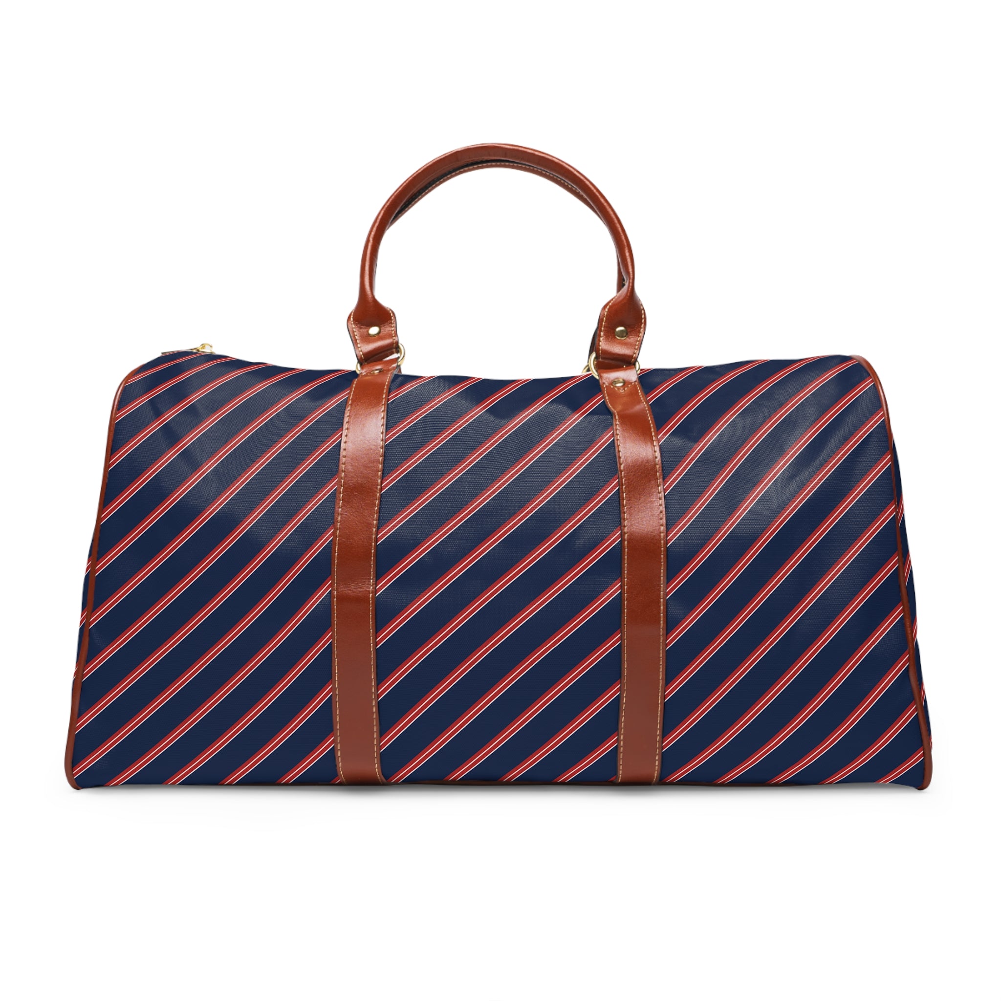 Sospel - Navy Red Club Stripe Travel Bag