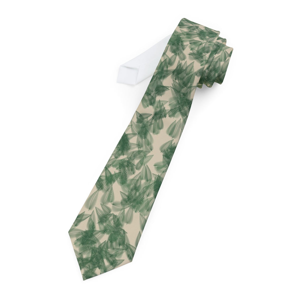 Kaas Satin Edition - Sand & Forest Palm Frond Tie