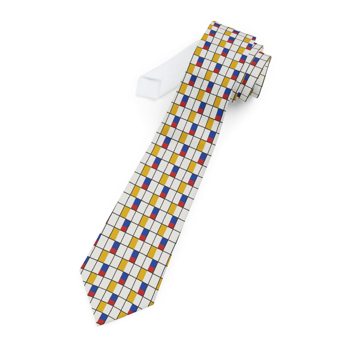 Charmey Talisman Tie - Primary Grid Composition