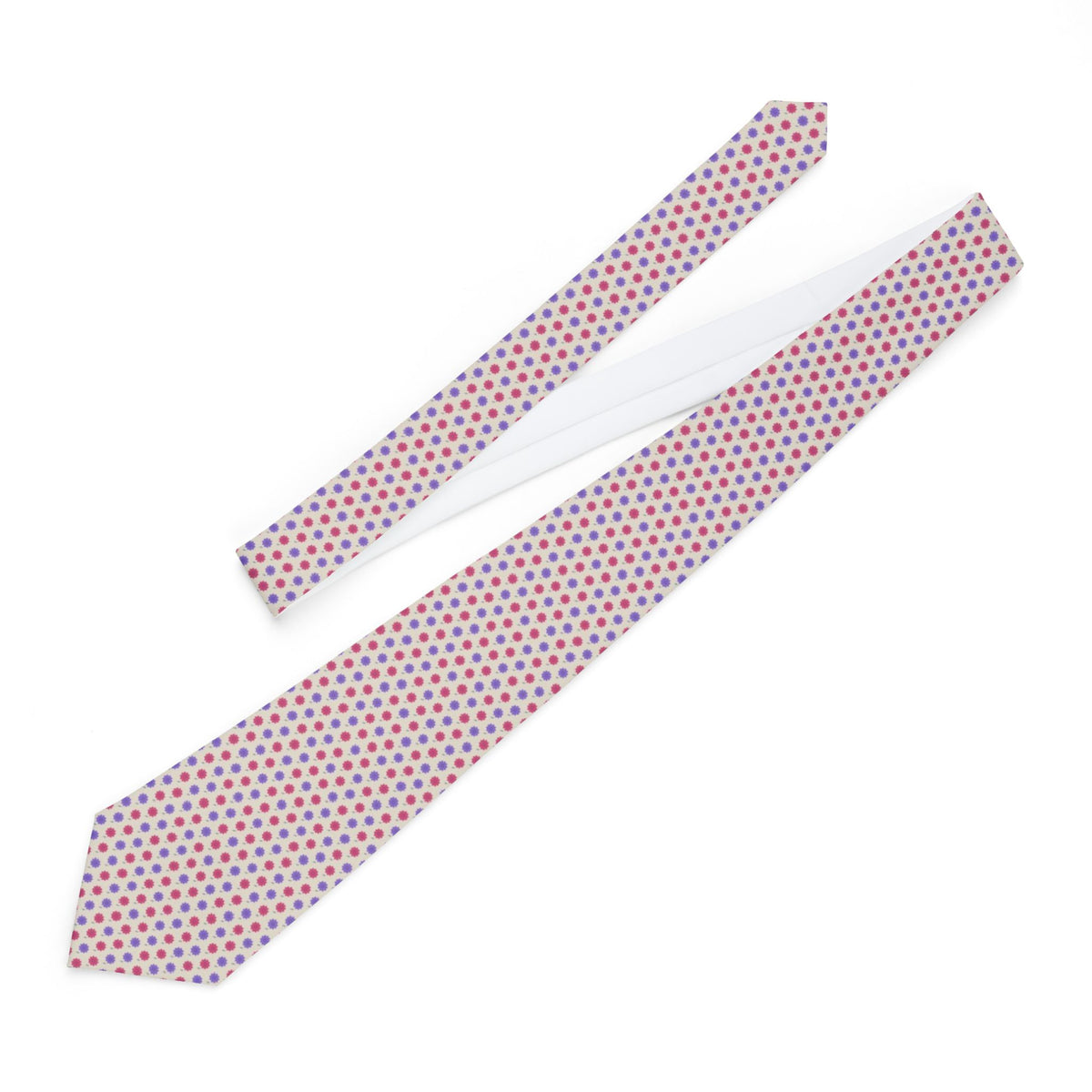 Törring Satin Edition - Cream & Violet Phlox Tie