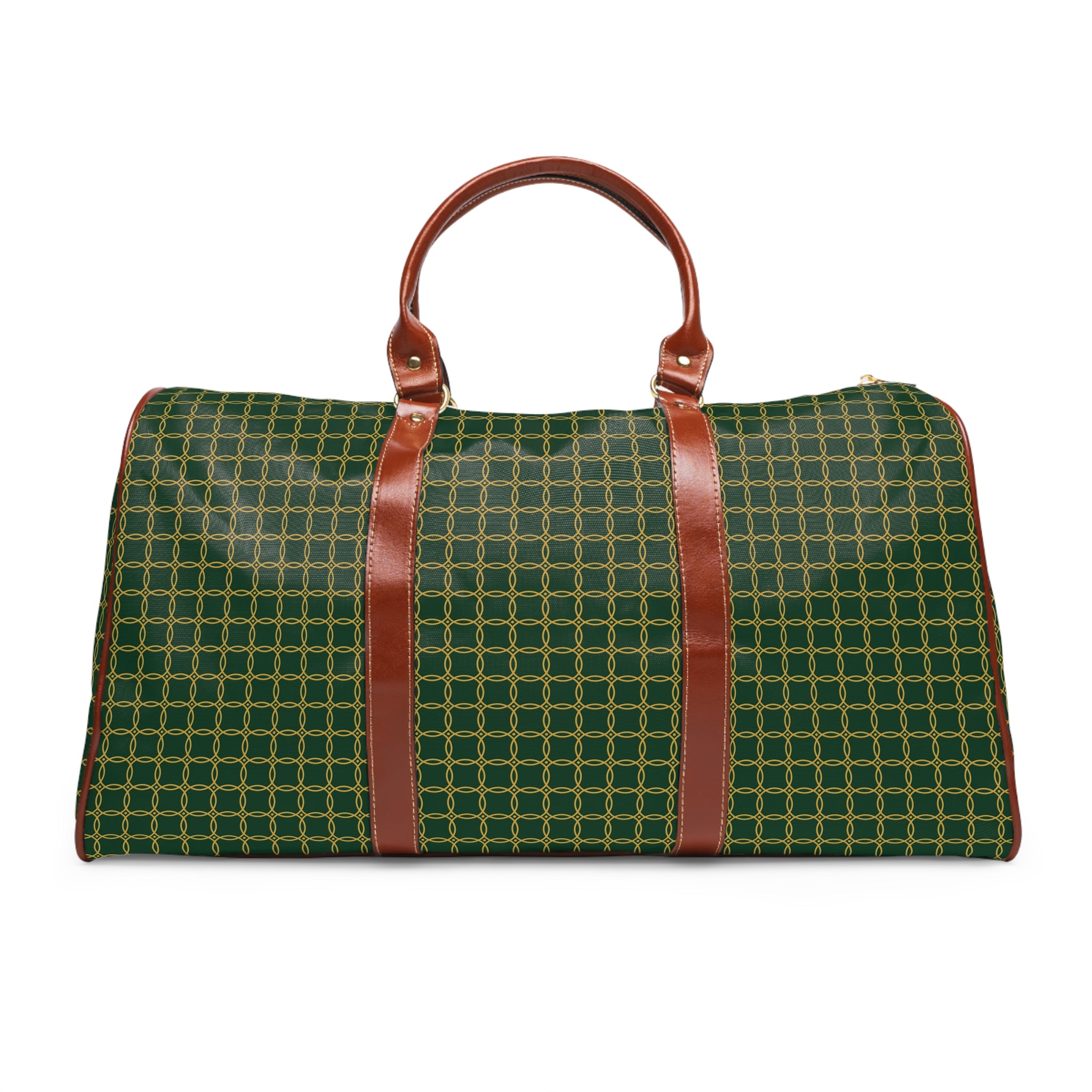 Cassino - Gold Circle Trellis Forest Travel Bag