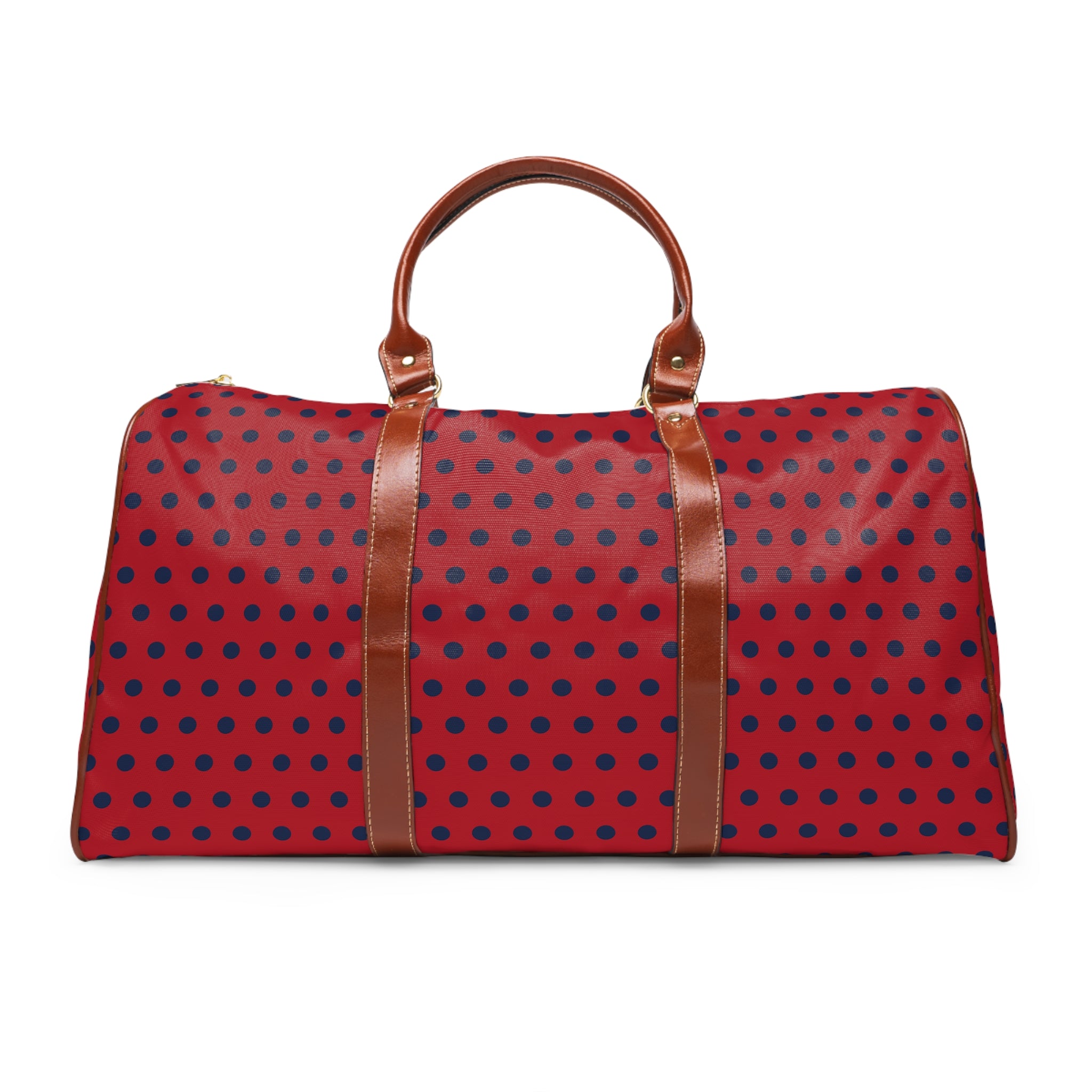 Wexley - Red Navy Polka Dot Travel Bag