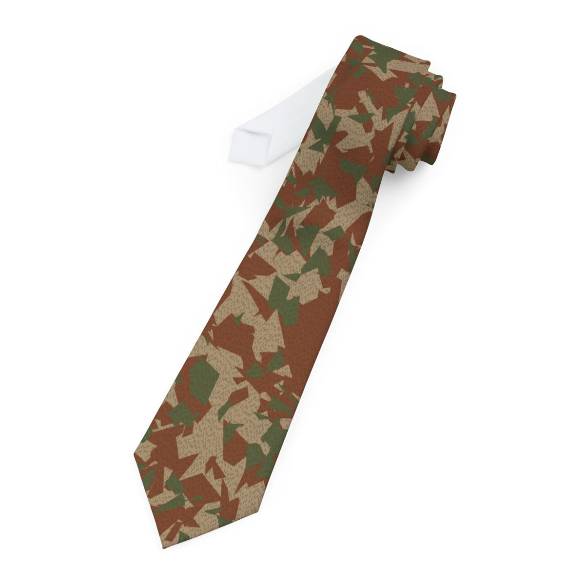 Scharnhorst Satin Edition - Rust & Olive Splinter Camo Tie