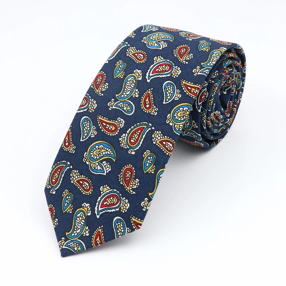Sherborne - Navy Paisley Swirl Tie
