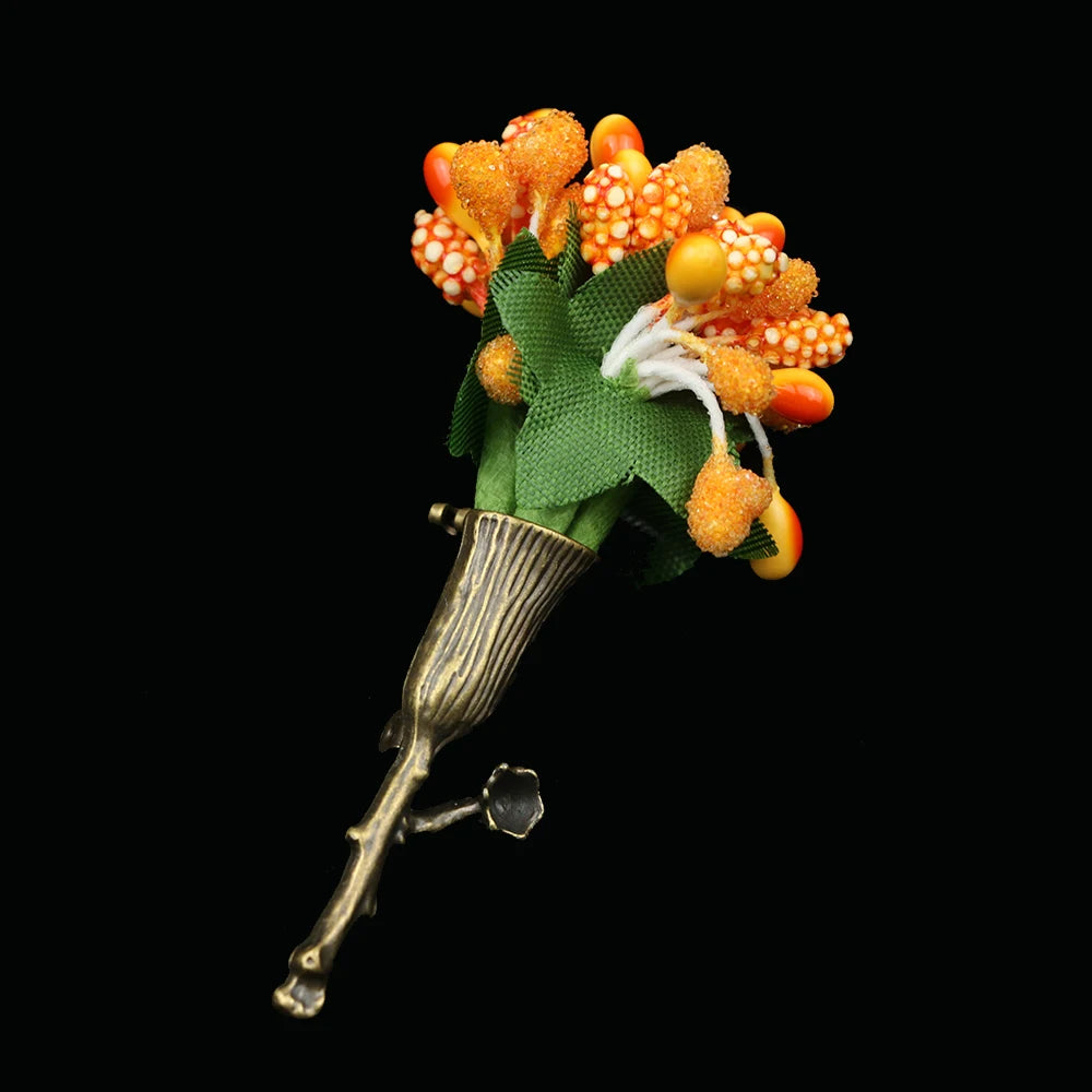 Talisman Brooch – Amber Soleil Bouquet