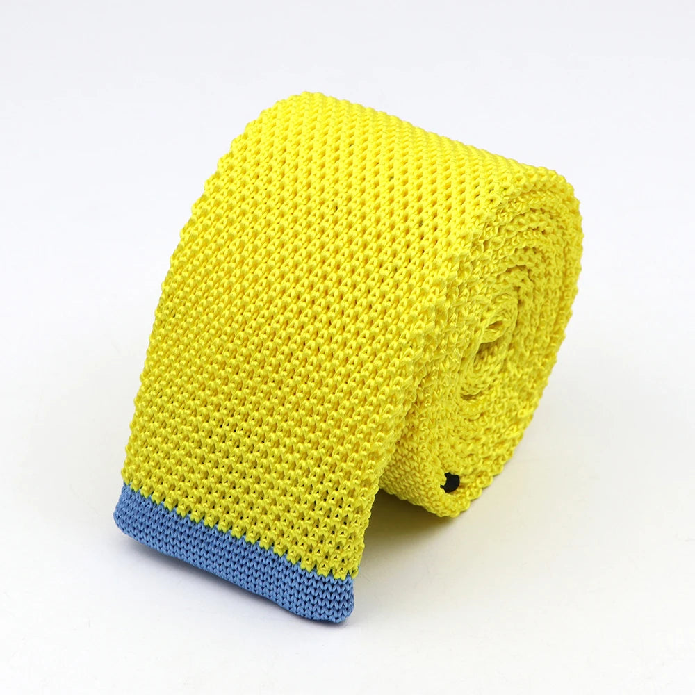 Harcourt - Yellow Knitted Tie