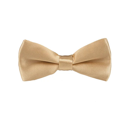 Talisman Bow Tie - Champagne Gold Solid Bow Tie