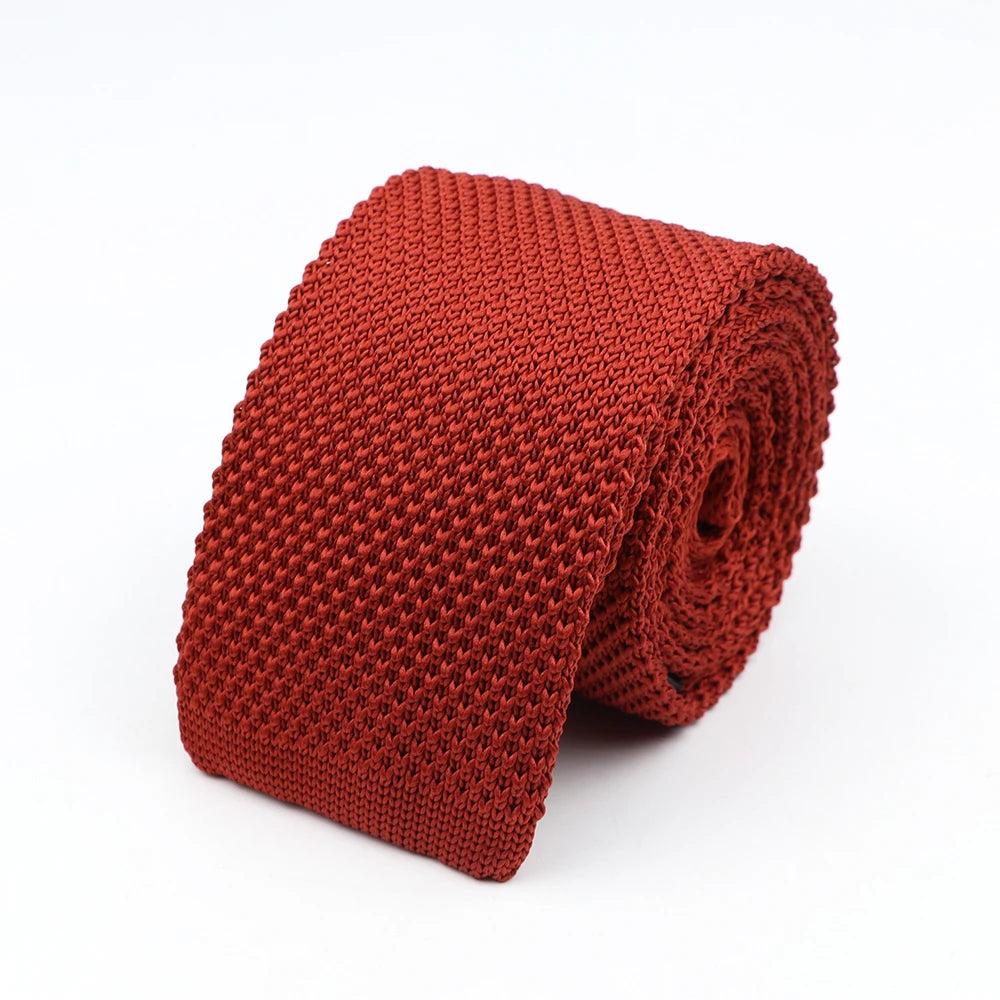Ashworth - Rust Red Knitted Tie