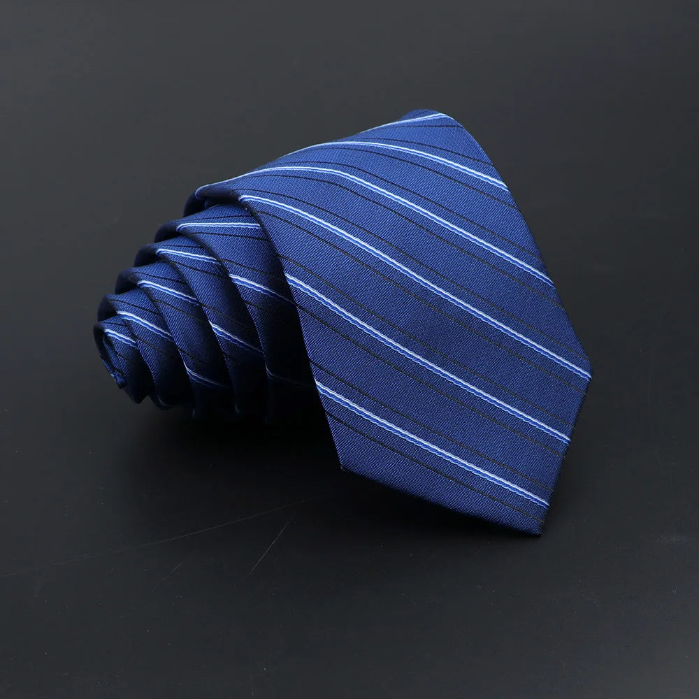 Poitou - Blue Striped Tie